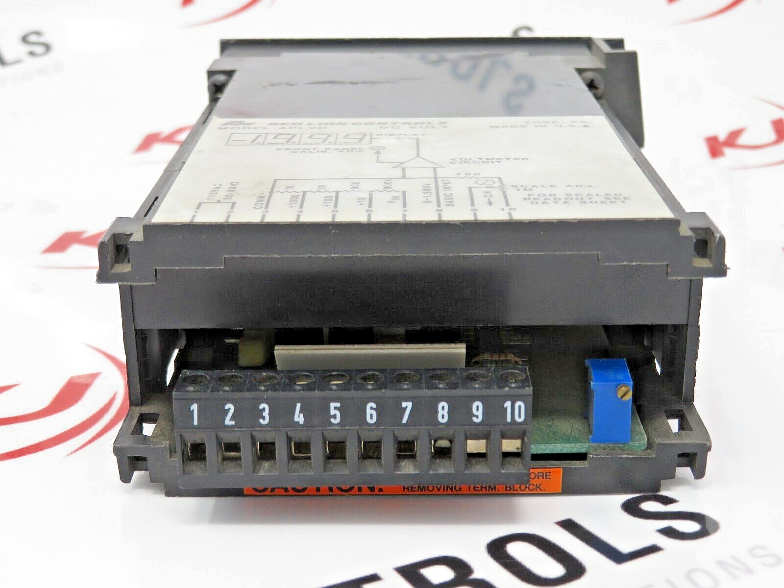 Red Lion Controls APLVD400 DC Digital Panel Meter 3.5 Inch Digits 115VAC 50/60HZ