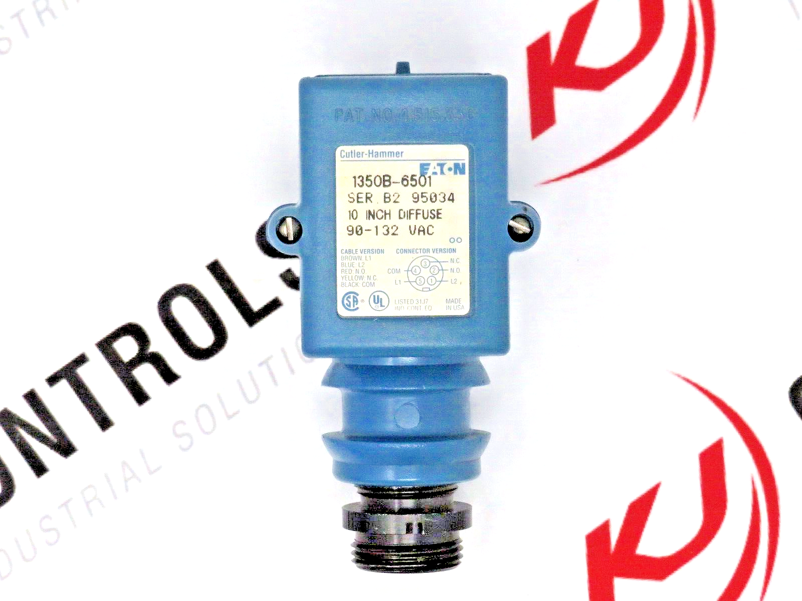 Eaton Cutler-Hammer 1350B-6501 Photoelectric Proximity Sensor Short Range 115VAC