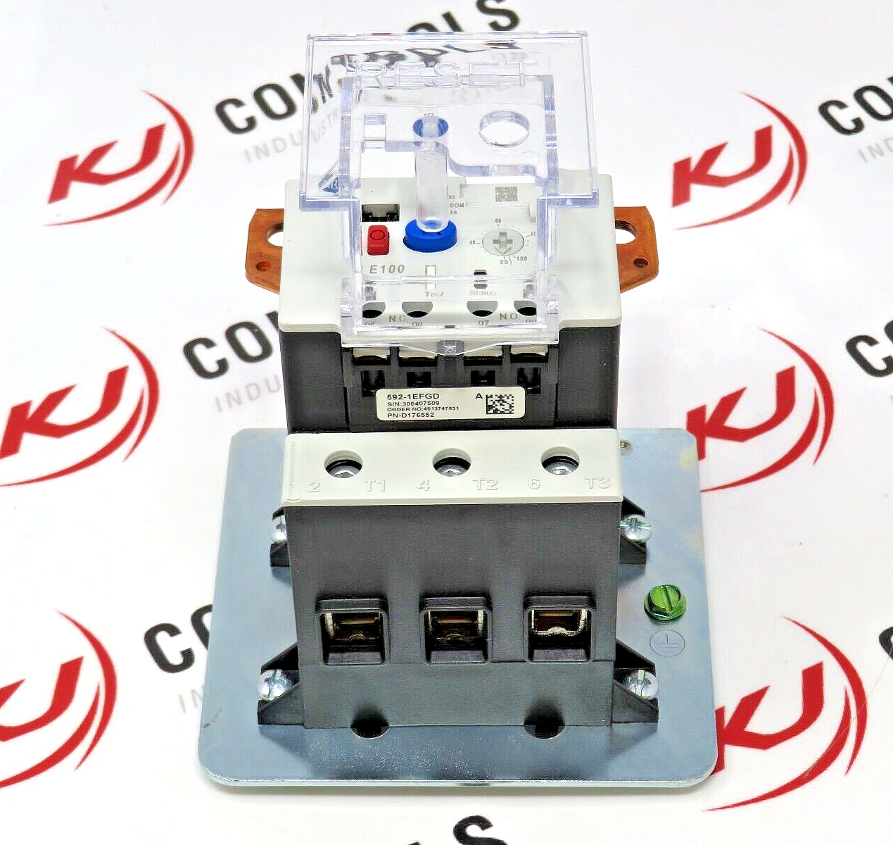 Allen-Bradley 592-1EFGD E100 Overload Relay 20-100A 600V 50/60HZ