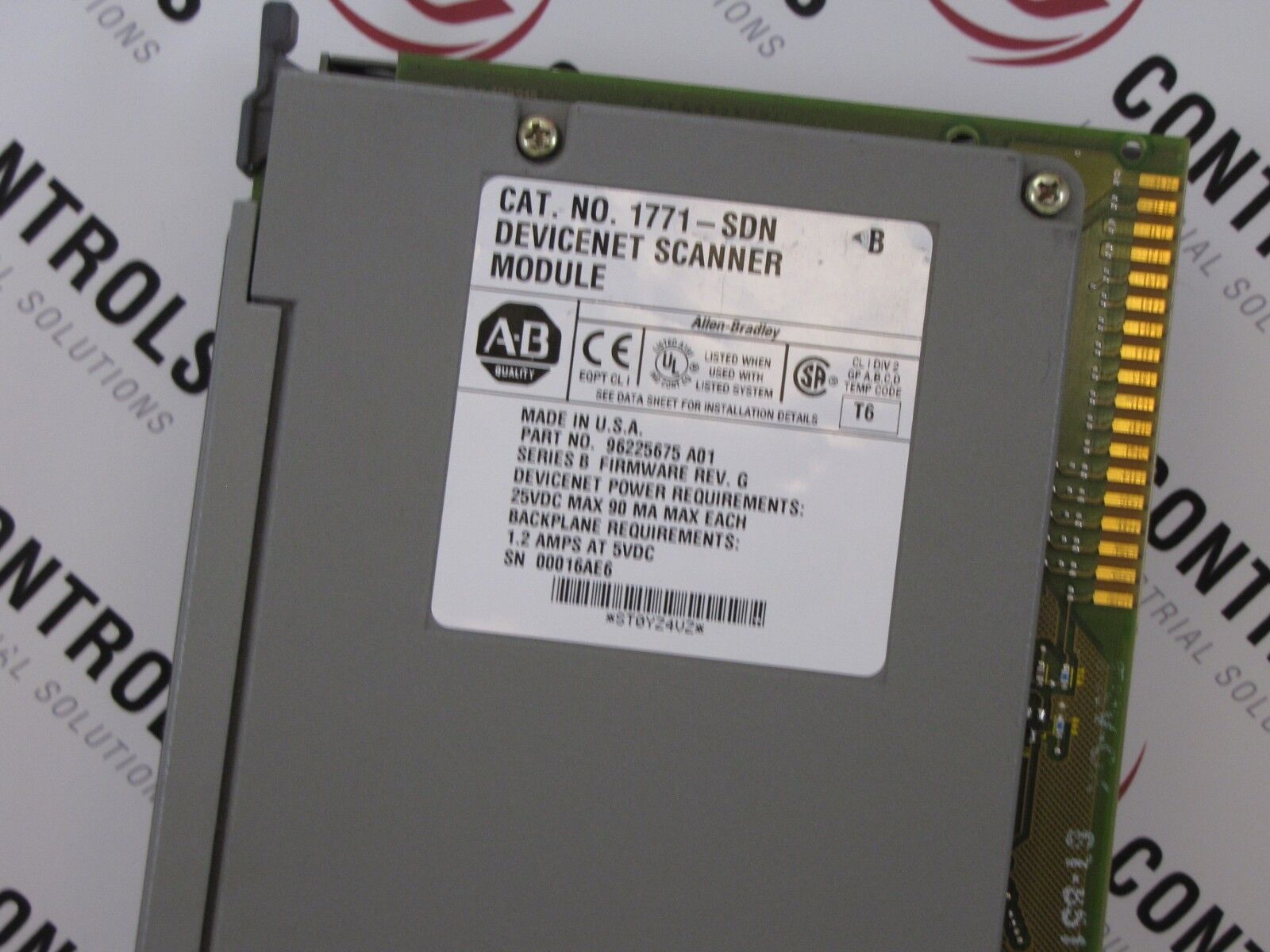 Allen-Bradley 1771-SDN Scanner Module 2-Channel Devicenet PLC-5