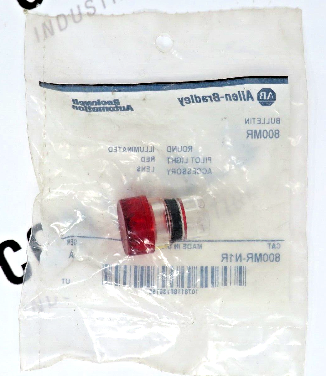 Allen-Bradley 800MR-N1R Round Pilot Light Cap Red 22MM