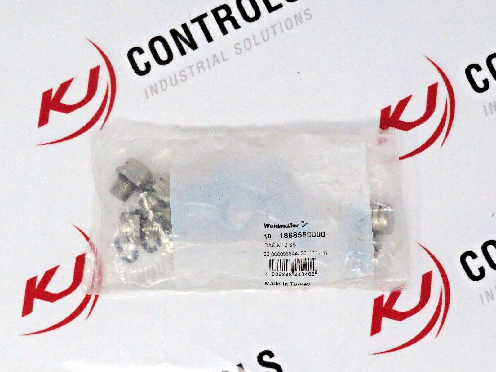 Weidmuller 1868550000 DAE M12 SS Pressure Compensation Element 10 Pcs.