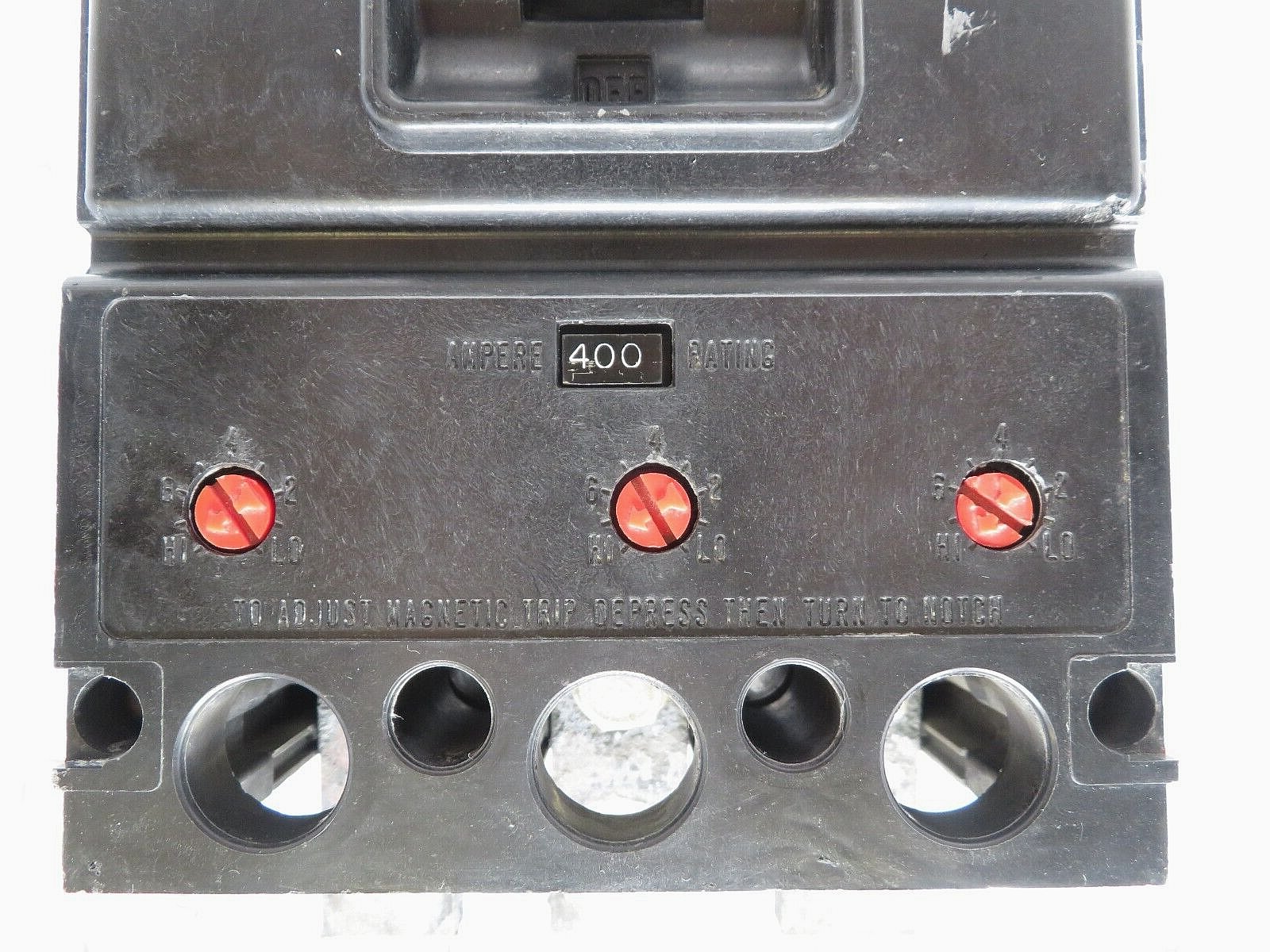 Westinghouse LB3400W Molded Circuit Breaker 400 AMP 600 Volts 3-Pole K-Frame