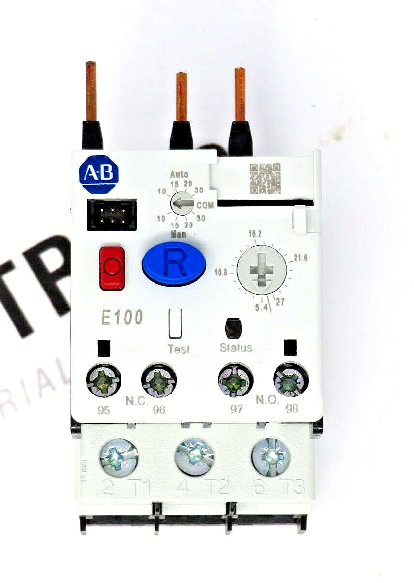 Allen-Bradley 193-1EFEB E100 Series Overload Relay 5.4-27.0A Manual/Auto Reset