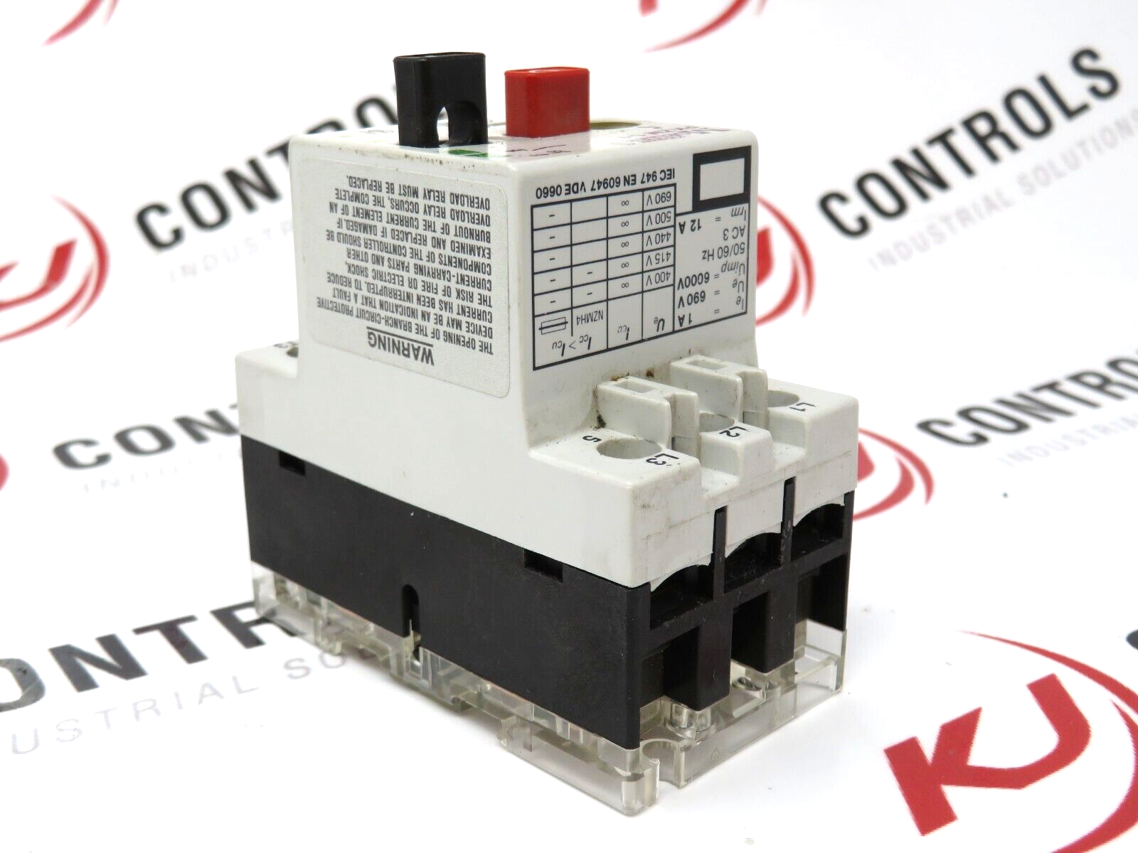 Eaton PKZM-1-1 Starter 3Pole 6-1A 660VAC 50/60Hz IP20 Manual Overload