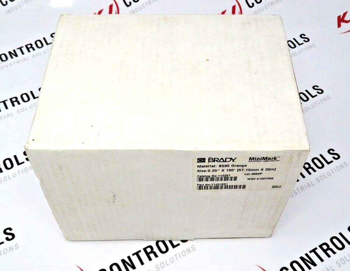 Brady 113201 Orange B595 2.25 Inches X 100 Feet Label Cartridge
