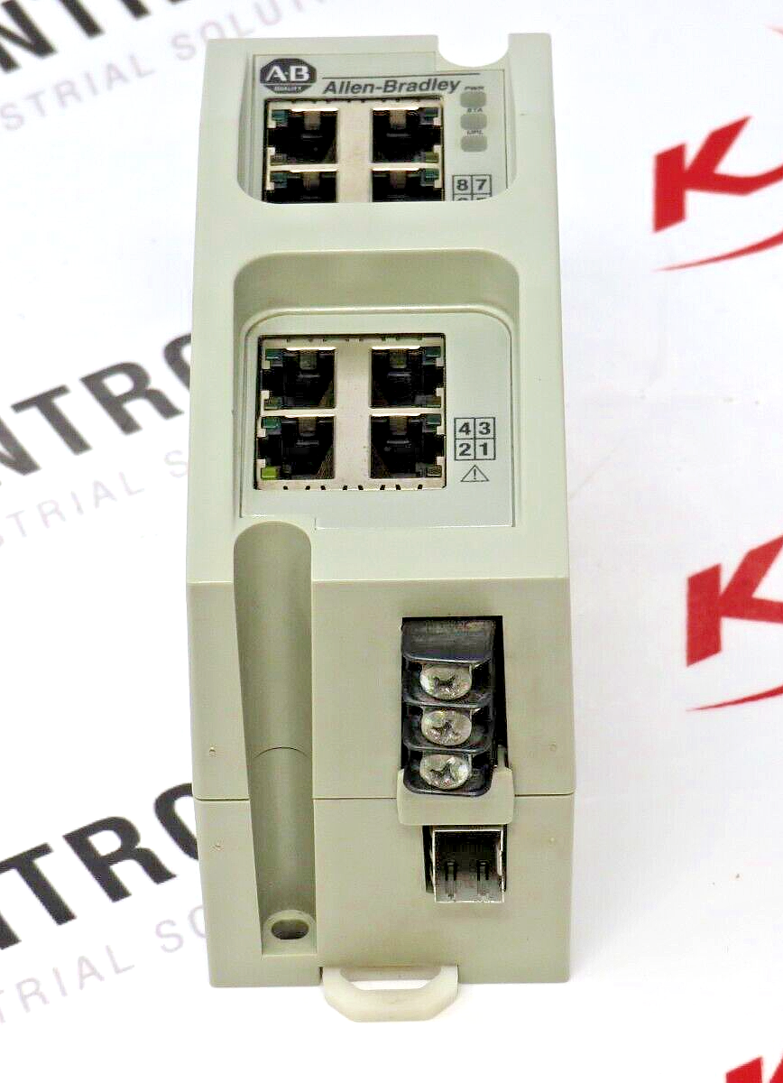Allen-Bradley 1783-EMS08T Stratix 6000 8Port Ethernet Managed Switch 10/100 Mbps