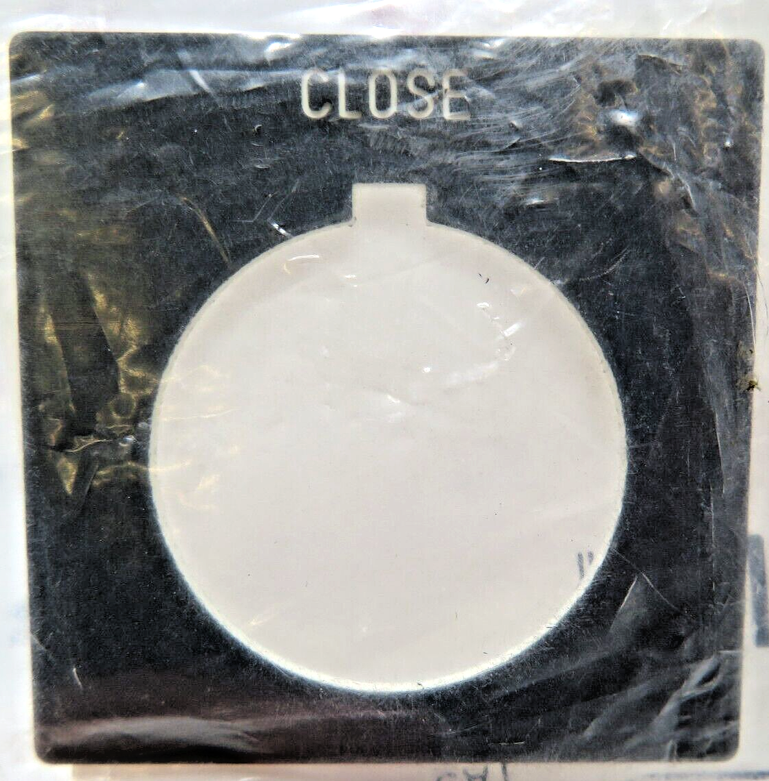 Allen-Bradley 800H-W101 Accessory Legend Plate CLOSE SER. D White Text On Black