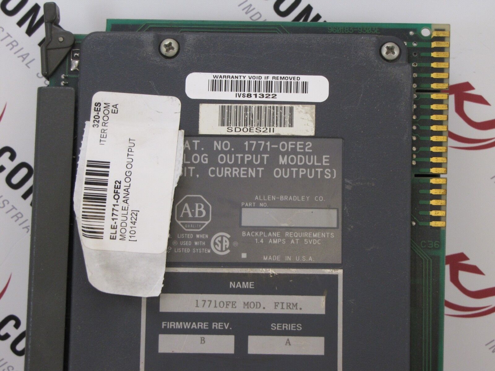 Allen-Bradley 1771-OFE2 Analog Output Module 12-BIT