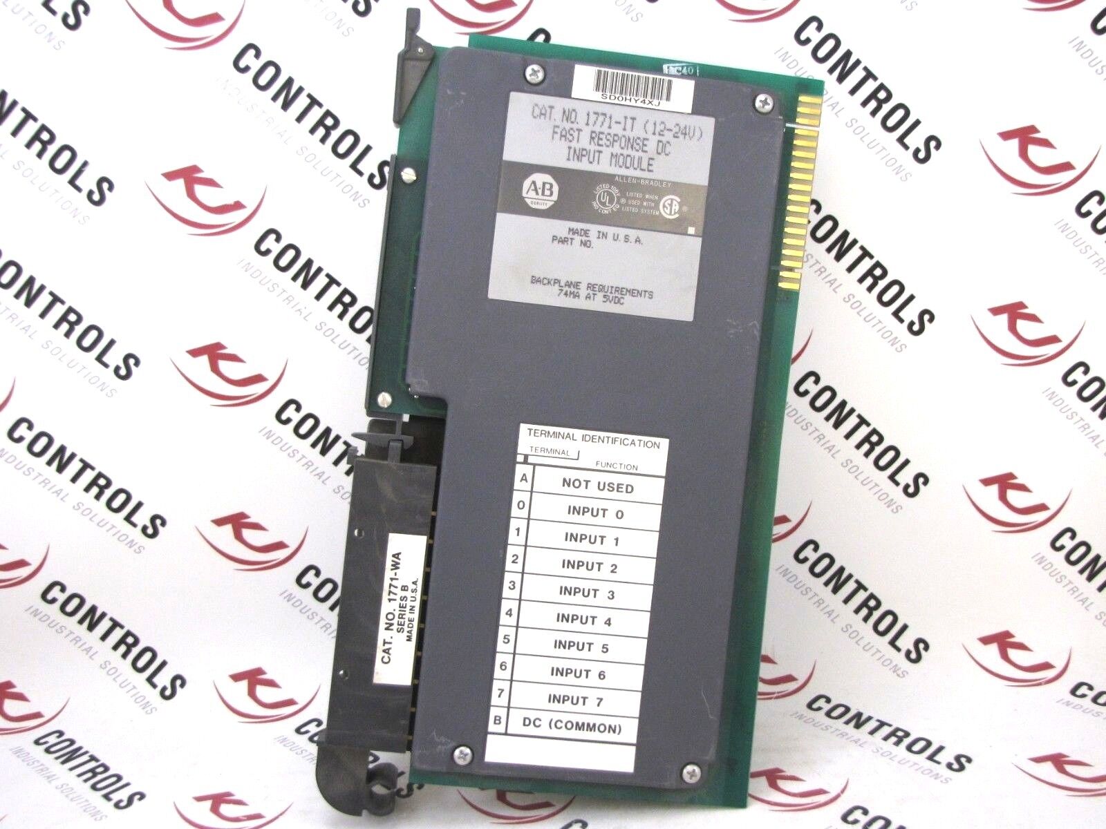 Allen-Bradley 1771-IT Input Module DC 12-24VDC 8-Point Fast Response PLC-5