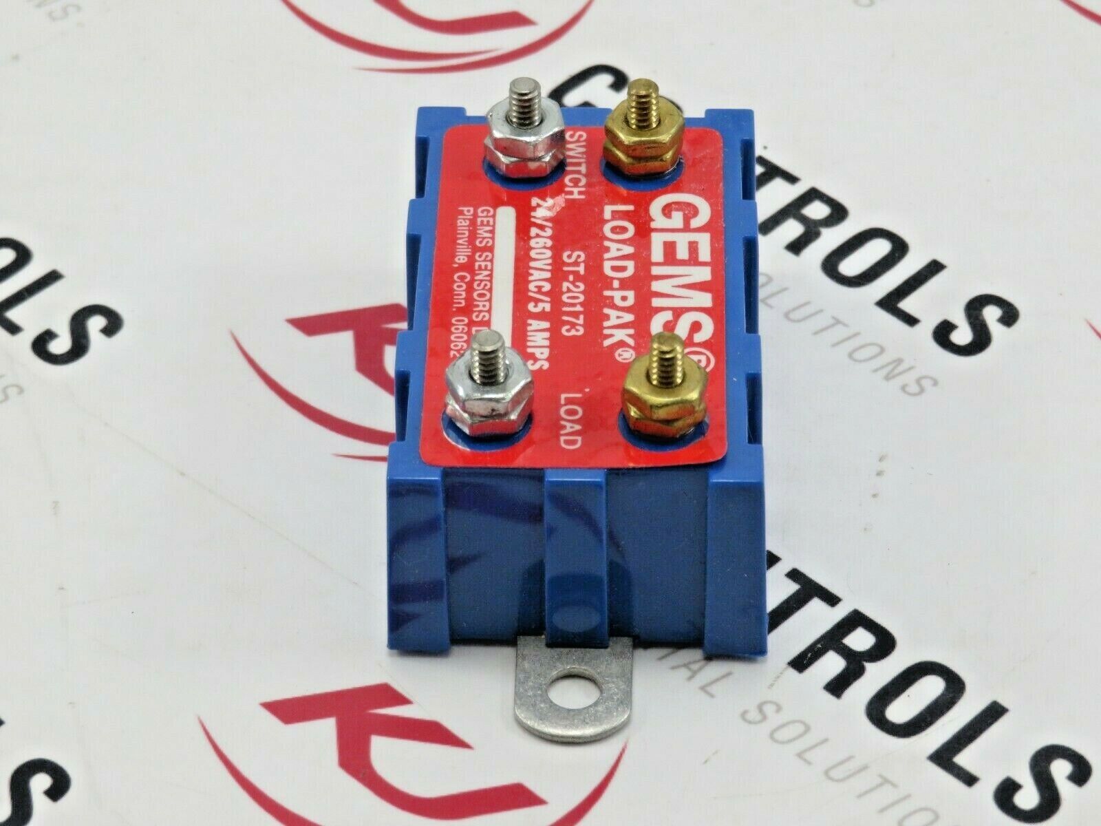 Gems Sensors ST-20173 Load-Pak Terminal Relay 24/260VAC 5A
