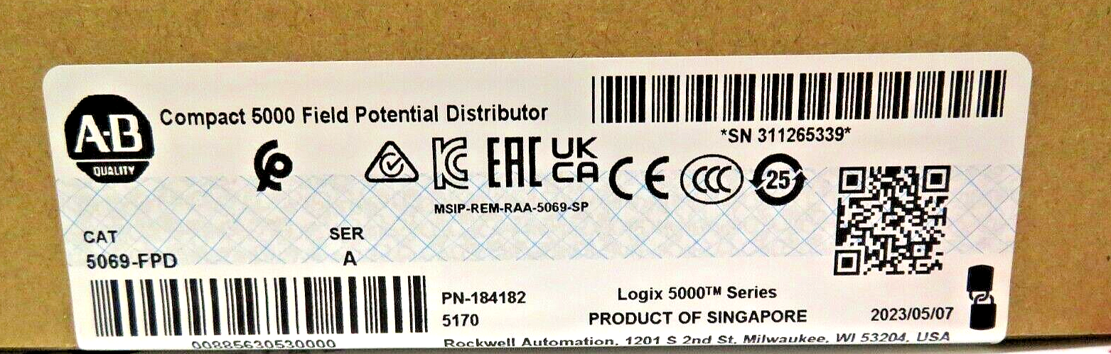 Allen-Bradley 5069-FPD Series A Compact 5000 Field Potential Distributor