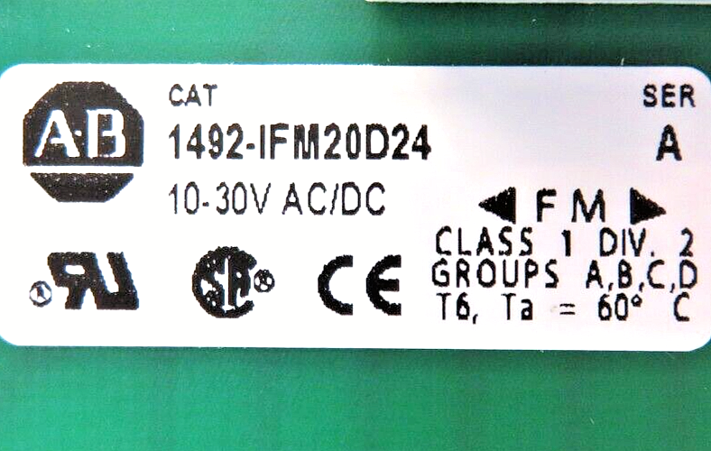 Allen-Bradley 1492-IFM20D24 Digital Interface Module With LED IND. 24 V AC/DC