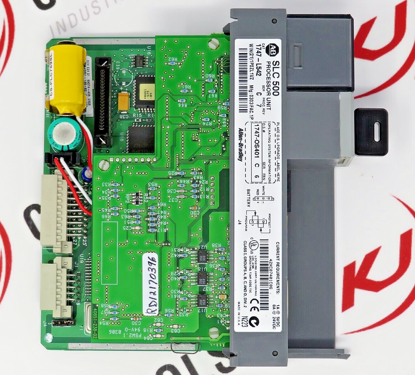 Allen-Bradley 1747-L542 SLC 500 SLC 5/04 32K Processor Controller Unit SER. B/C