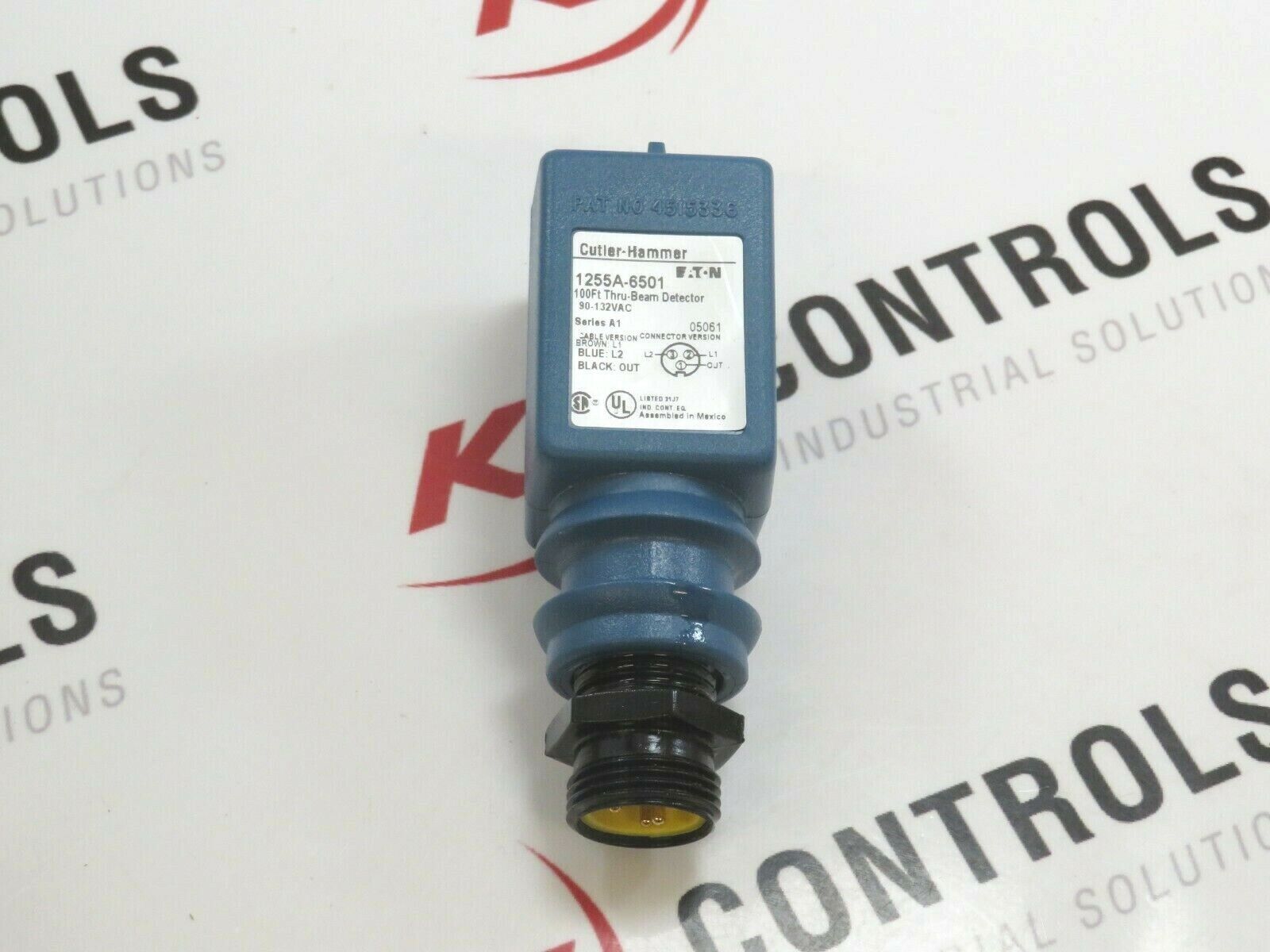 Eaton Cutler-Hammer 1255A-6501 Thru-Beam Photoelectric Sensor 100Ft 90-132VAC