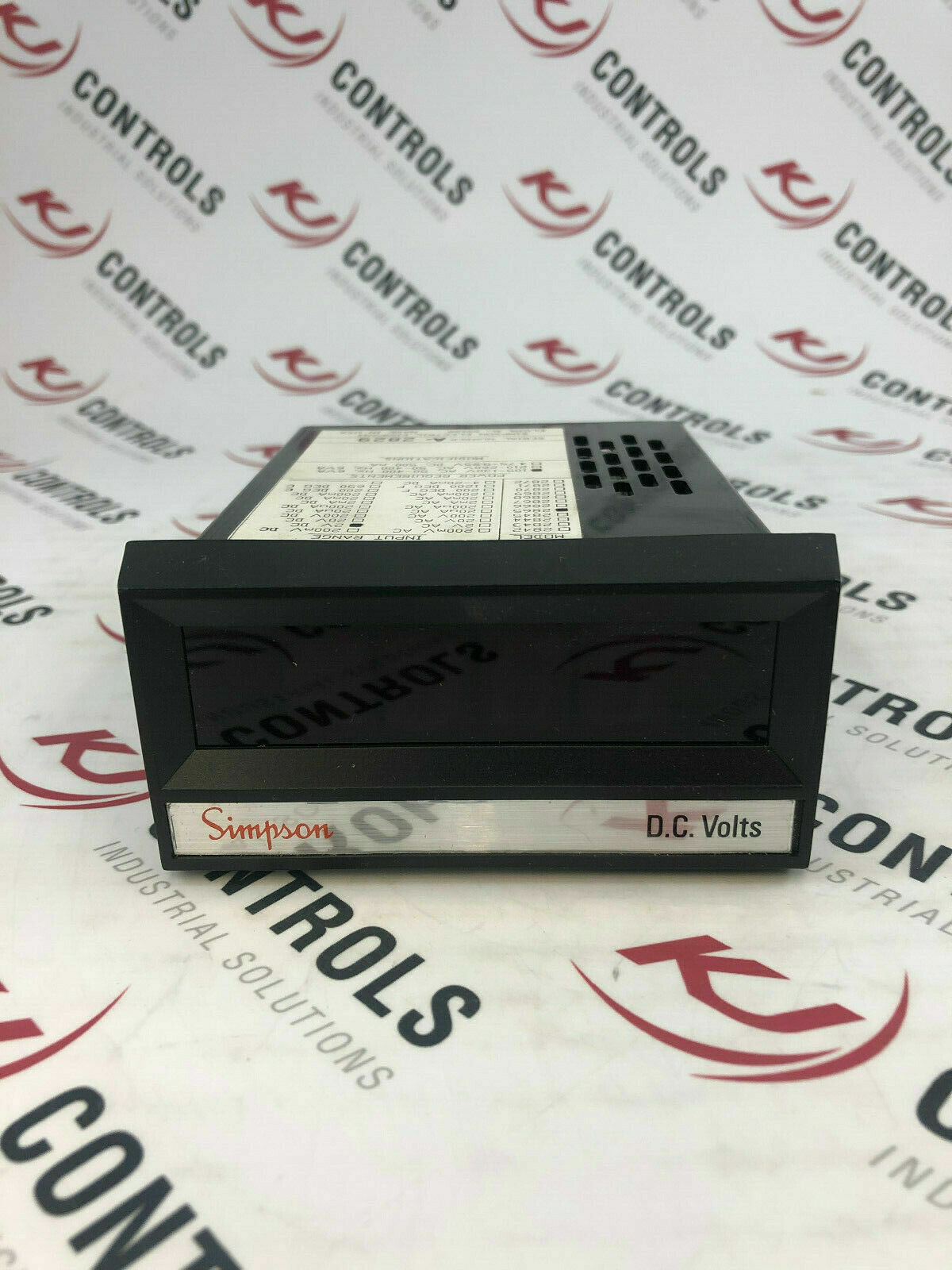 Simpson 24502 Model 2865 Digital Panel Volt Meter 2VDC Range 120VAC Supply