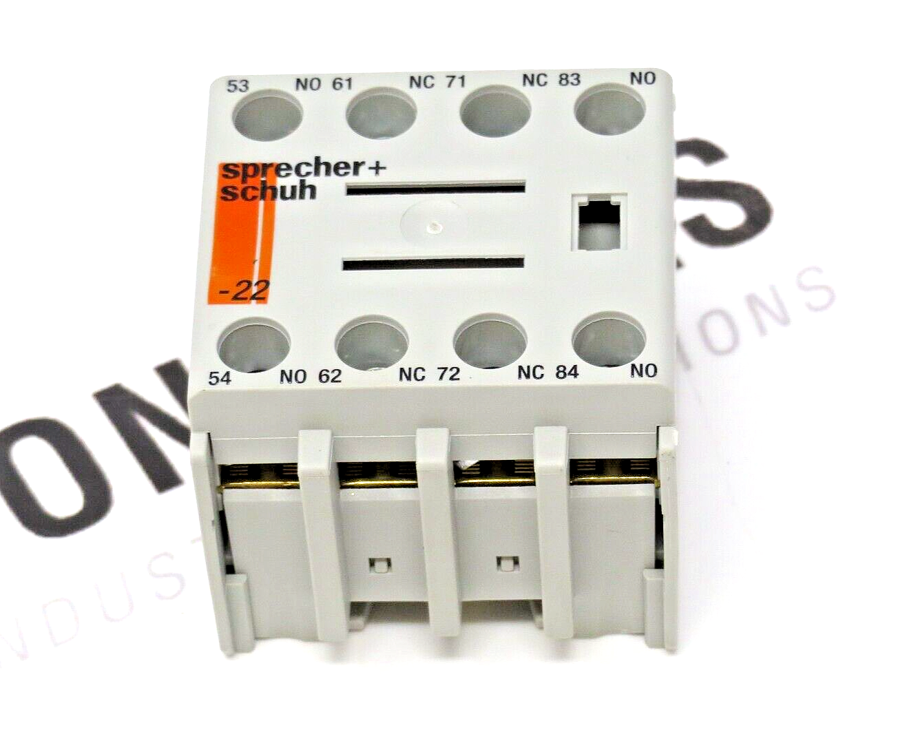 Sprecher + Schuh CS7-PV-22 Auxiliary Contact Front Mount 10 AMP 690 Volt