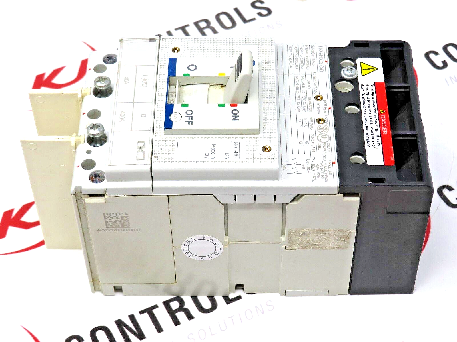 Allen-Bradley 140G-H0C3-C40 40 AMP 100 kA at 480V Molded Circuit Breaker