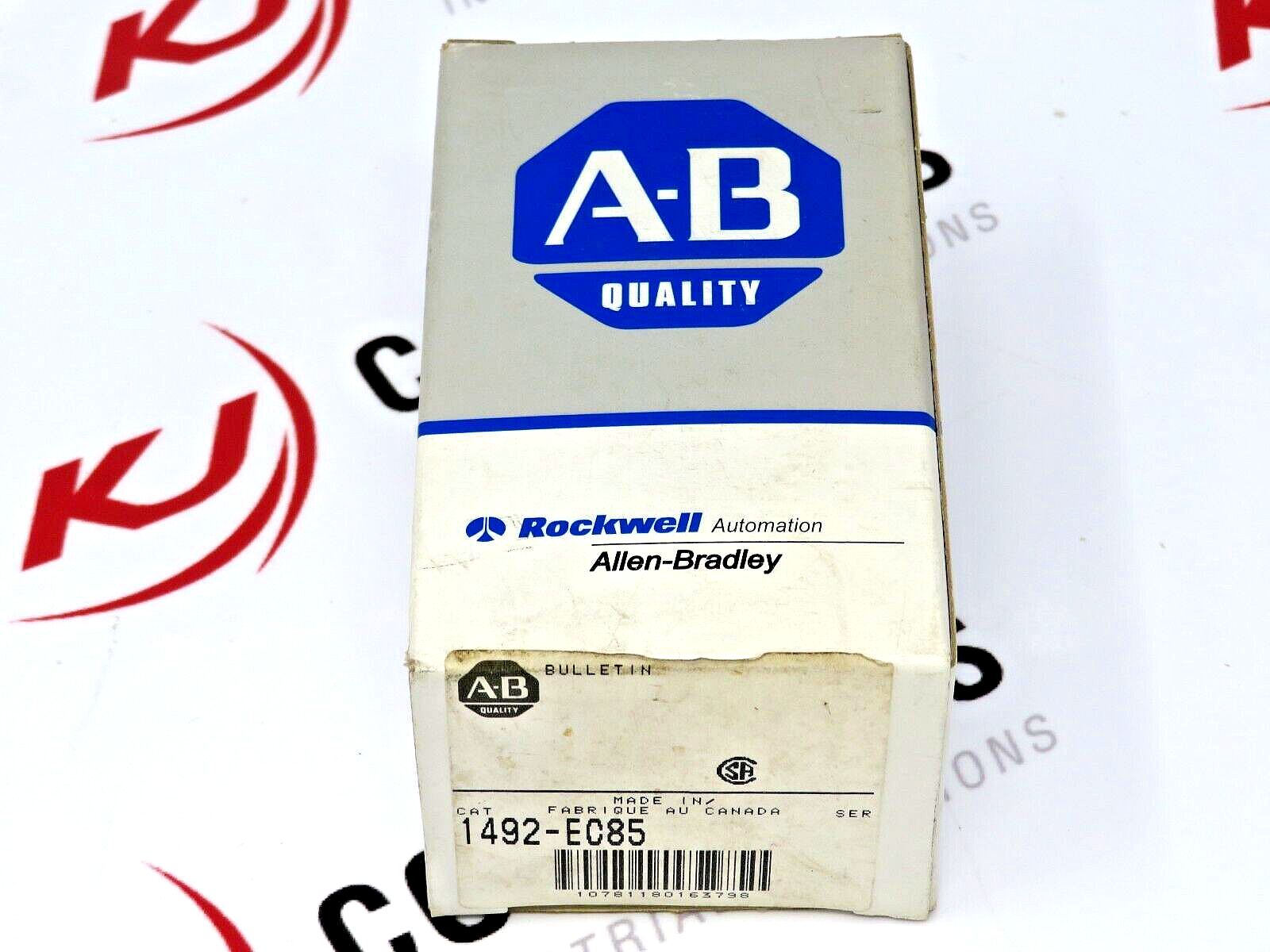 Allen-Bradley 1492-EC85 Panel Mount Terminal Block 5-Pole 25A 600VAC NEMA/EEMAC