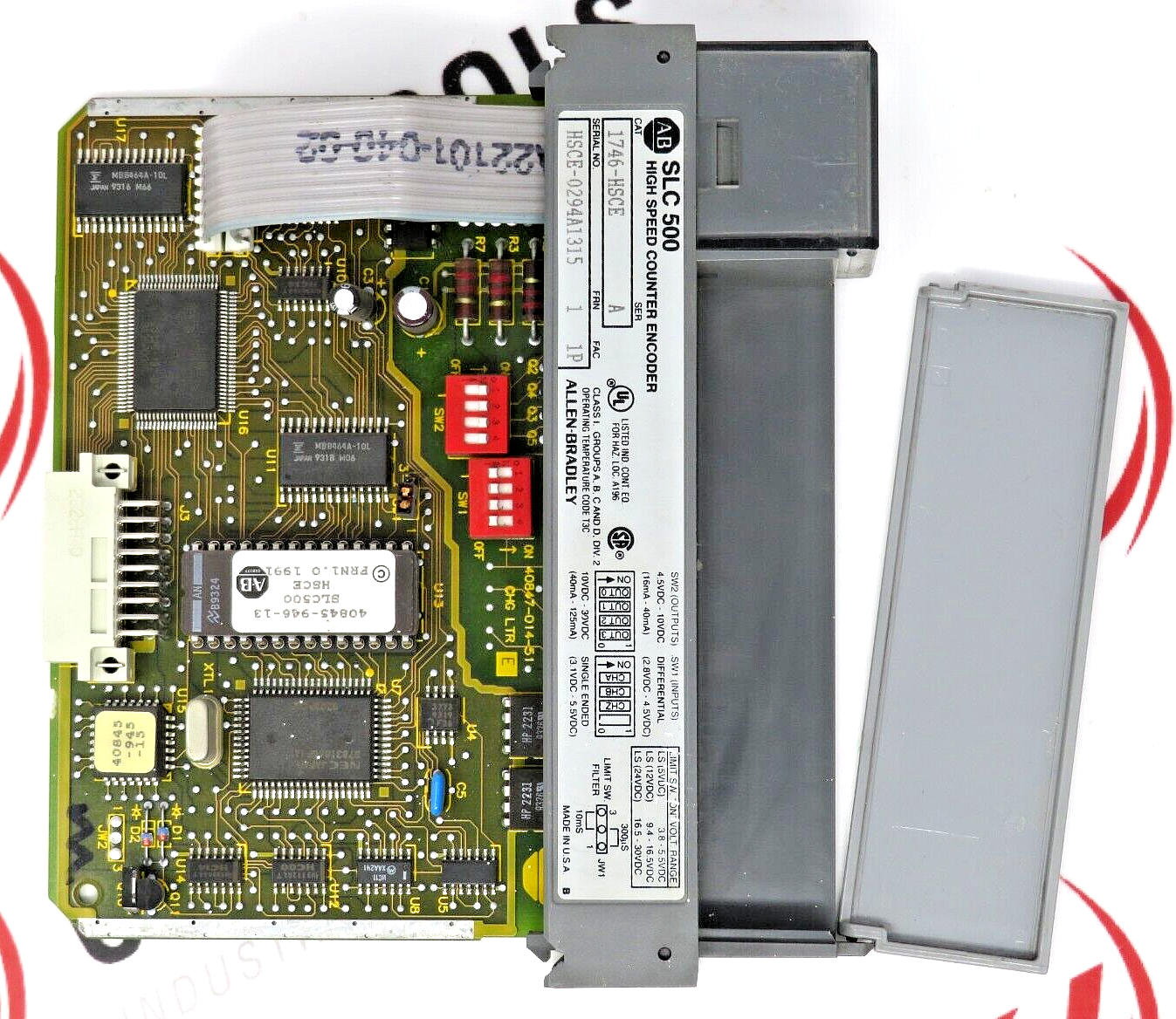 Allen-Bradley SLC500 1746-HSCE Hi-Speed Counter Encoder (No Wire BLK/BRKN Door)