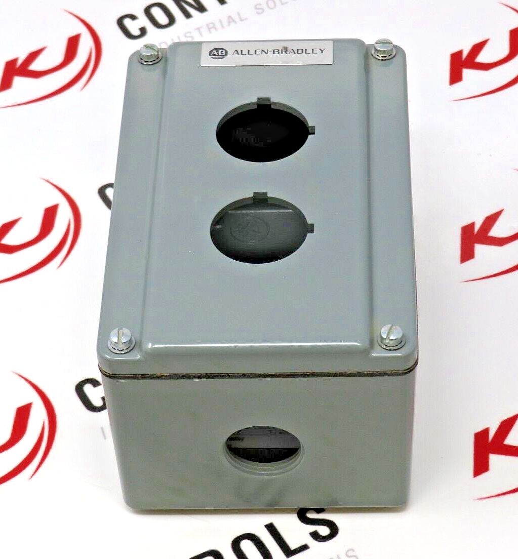 Allen-Bradley 800T-2TZ Die Cast Aluminum Enclosure Type 4,13 2-Hole 30MM Opening