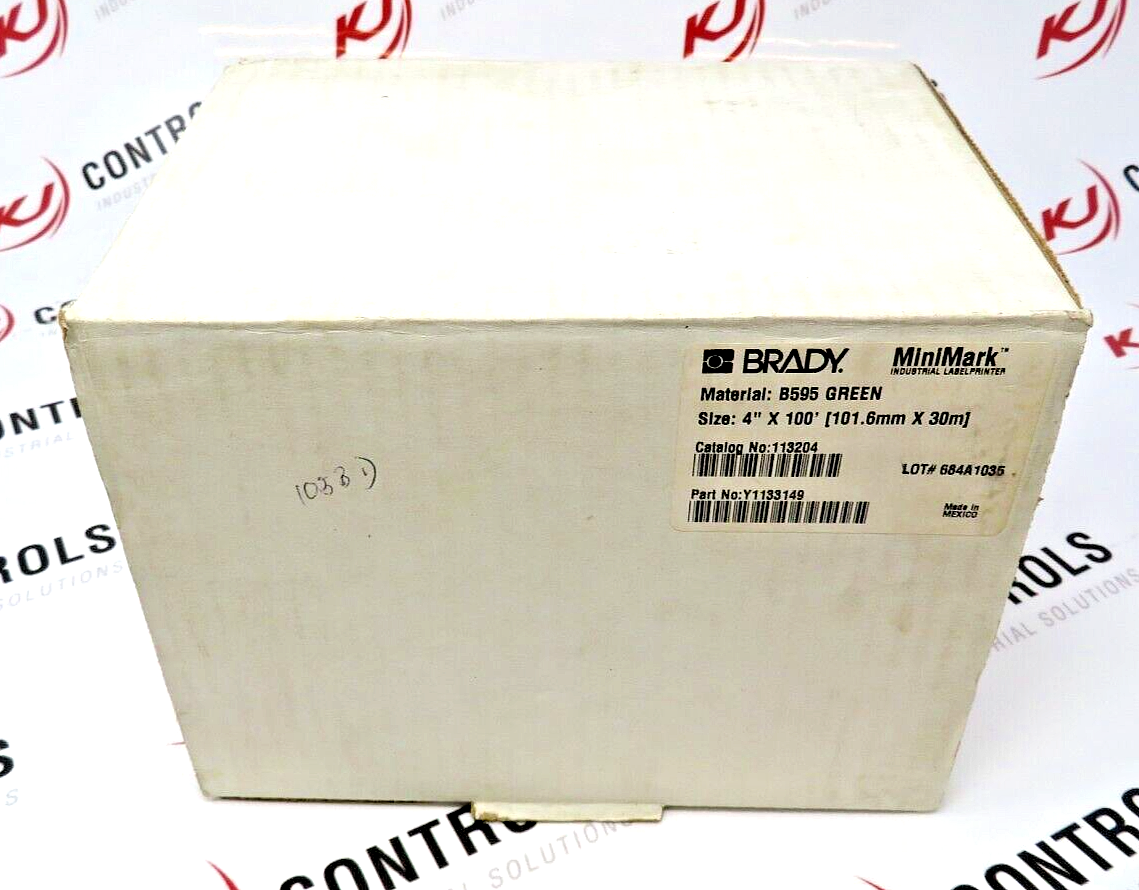 Brady 113204 Green B595 4.0 Inch X 100 Feet Label Cartridge
