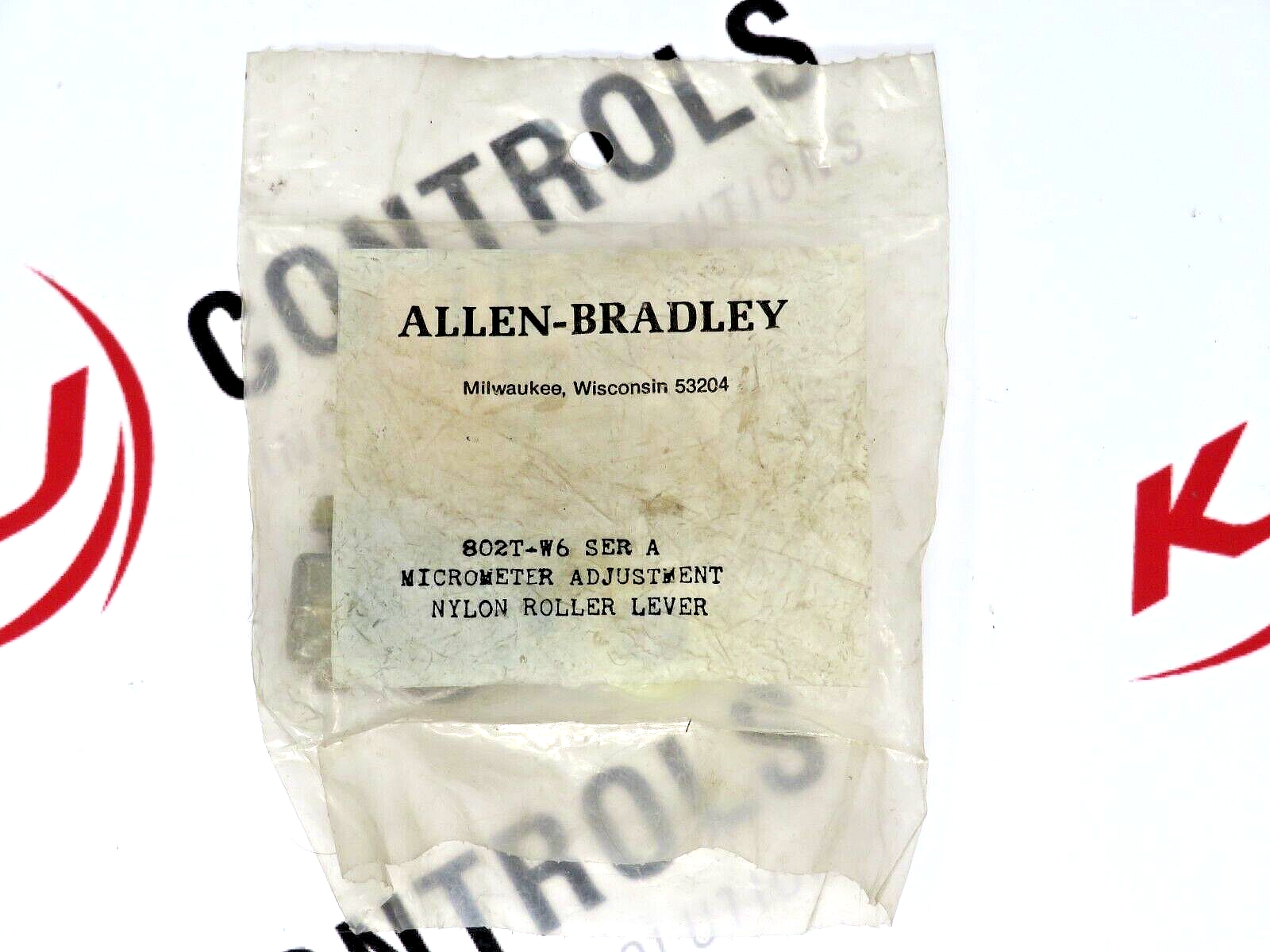 Allen-Bradley 802T-W6 Micrometer Adjustment Nylon Roller Lever (Limit Switch)
