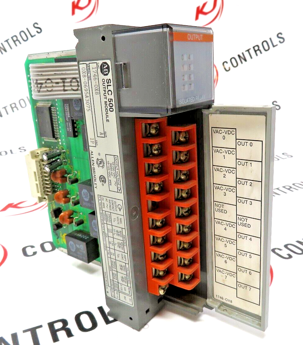 Allen-Bradley 1746-OX8 SLC 500 8-Isolated Hi-Current Relay Contact Output Module