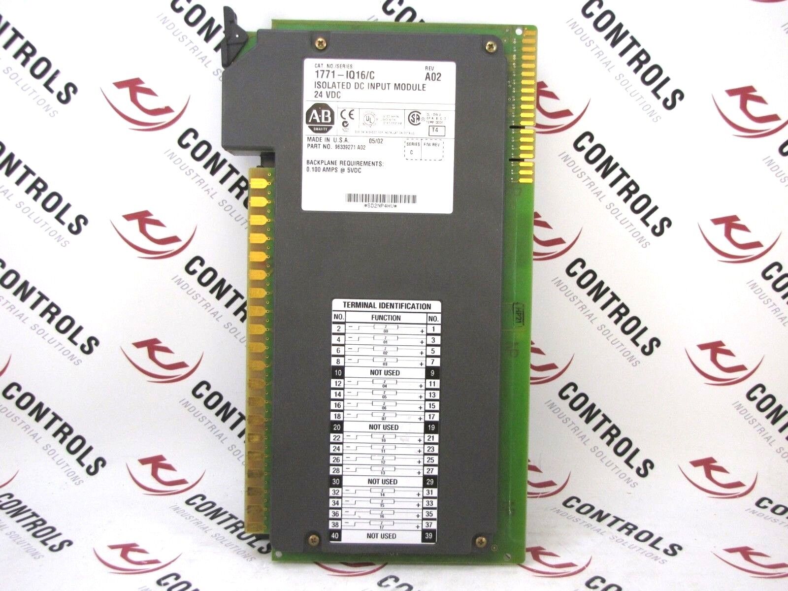 Allen-Bradley 1771-IQ16 Input Module Digital 16-Point Isolated 10-32VDC
