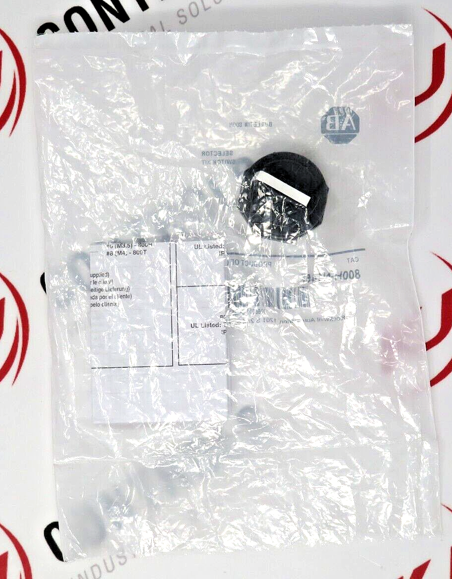 Allen-Bradley 800H-N145F 30MM Selector Switch Knob With White Insert