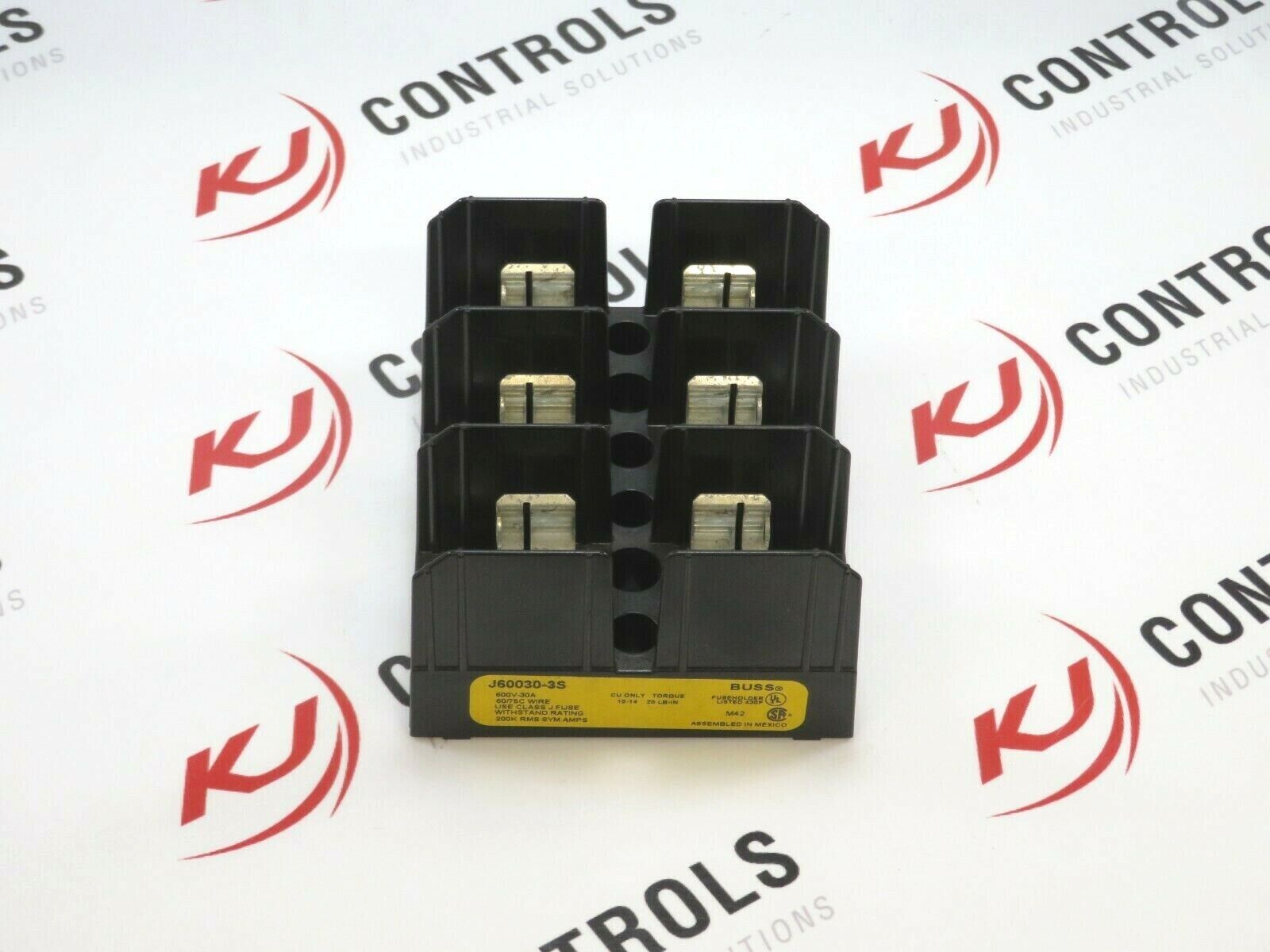 Bussmann J60030-3S Fuse Block Class-J 30A 600V