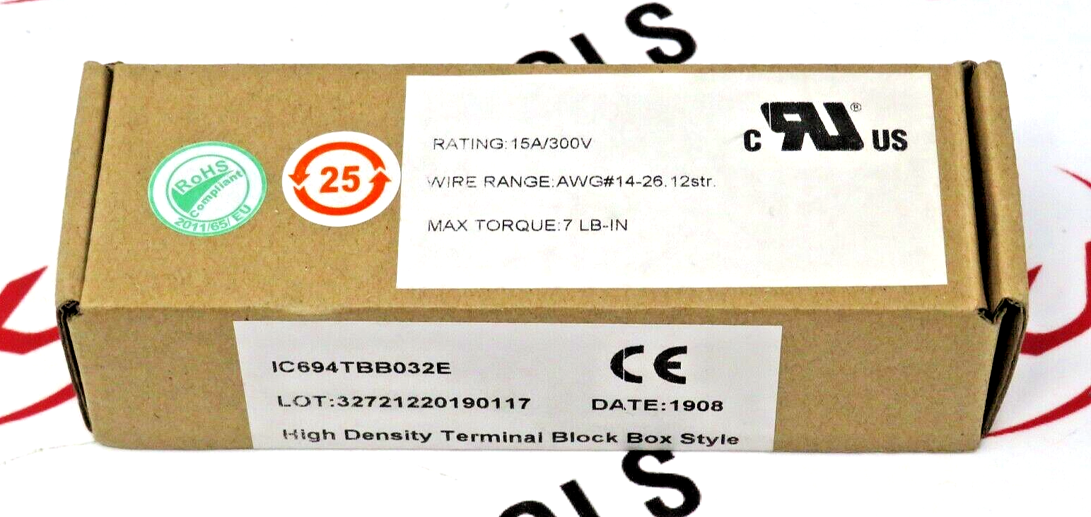 General Electric Fanuc IC694TBB032E High-Density Terminal Block