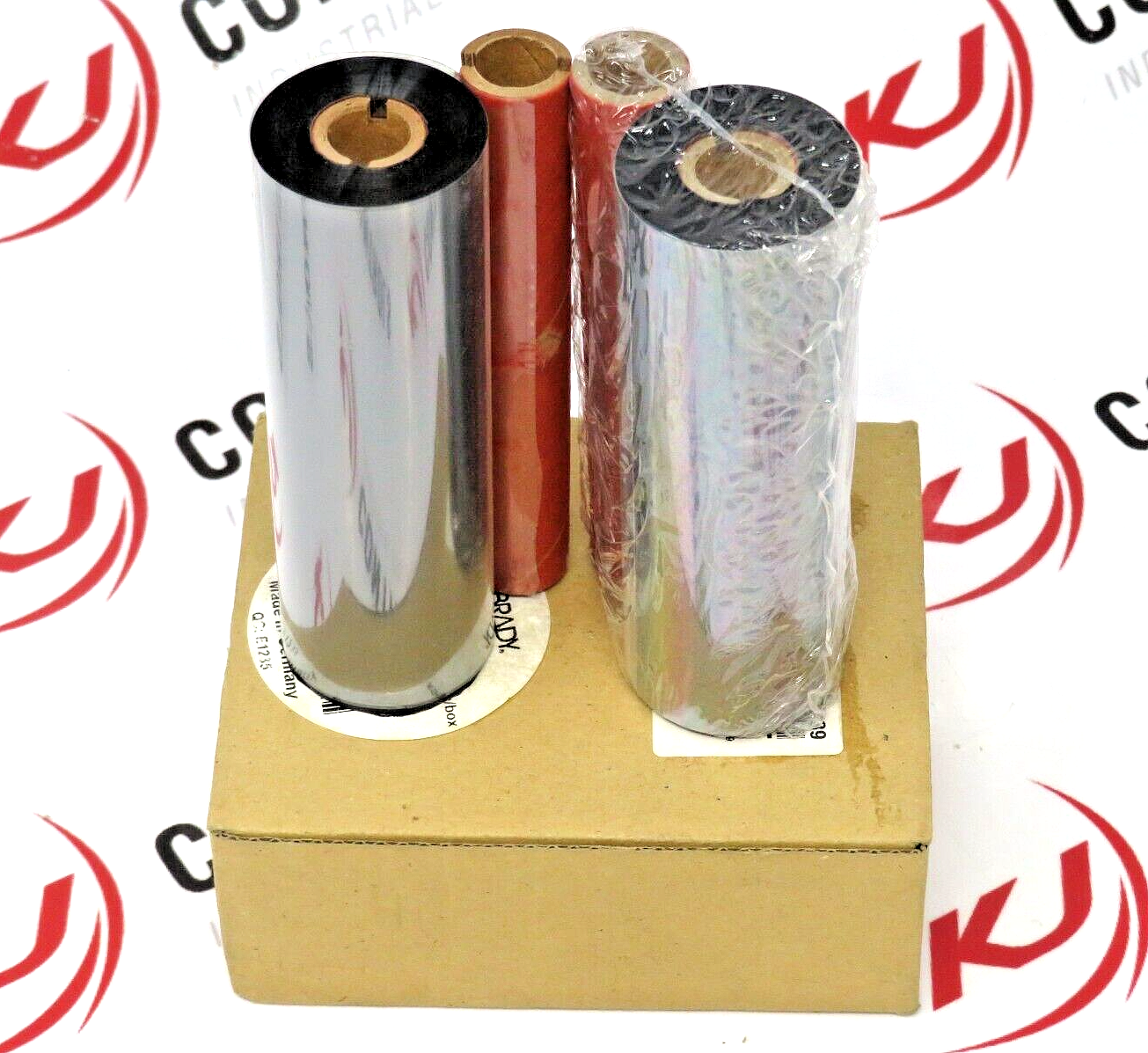 Brady 52042 MiniMark 110MM X 90M Black IND. Label Printer Ribbon (Pack of 2)