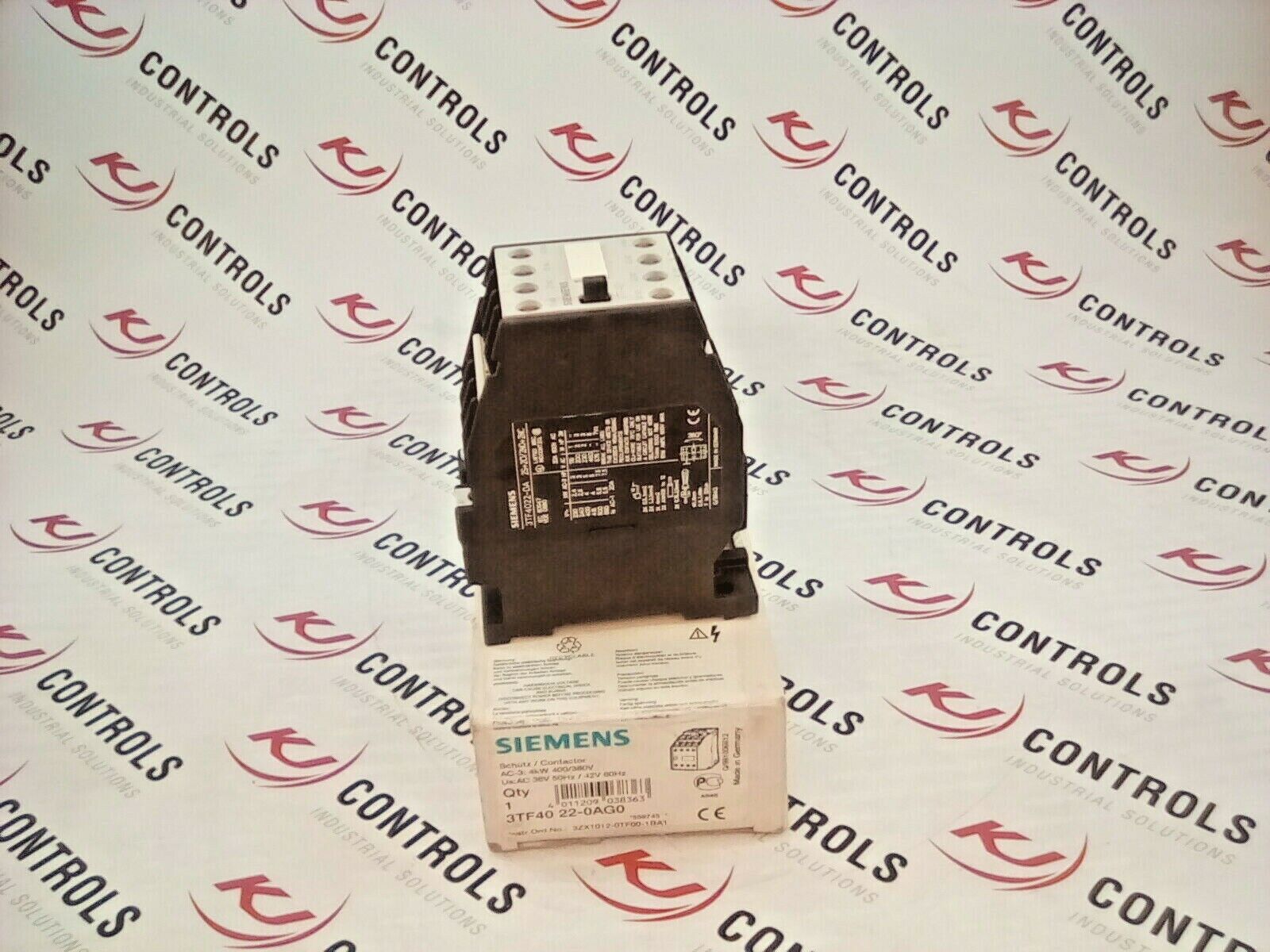 Siemens 3TF4022-0AG0 Contactor 36V 50Hz / 120V 60Hz Coil 20A 600VAC
