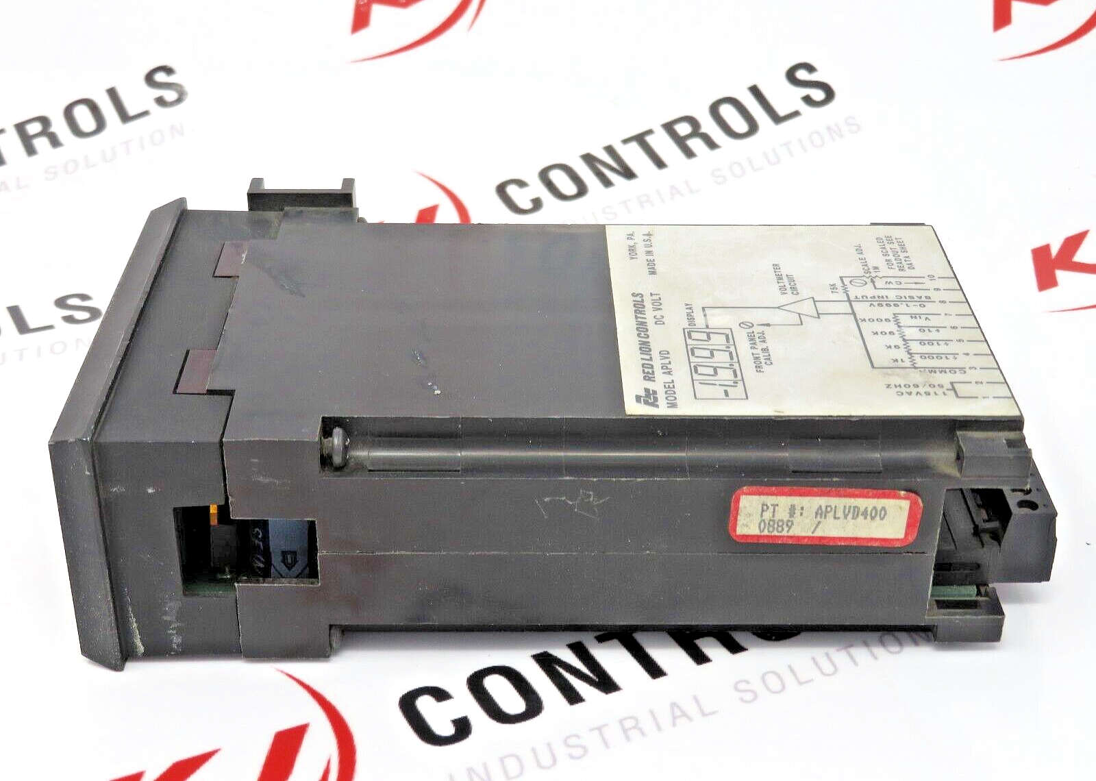 Red Lion Controls APLVD400 DC Digital Panel Meter 3.5 Inch Digits 115VAC 50/60HZ