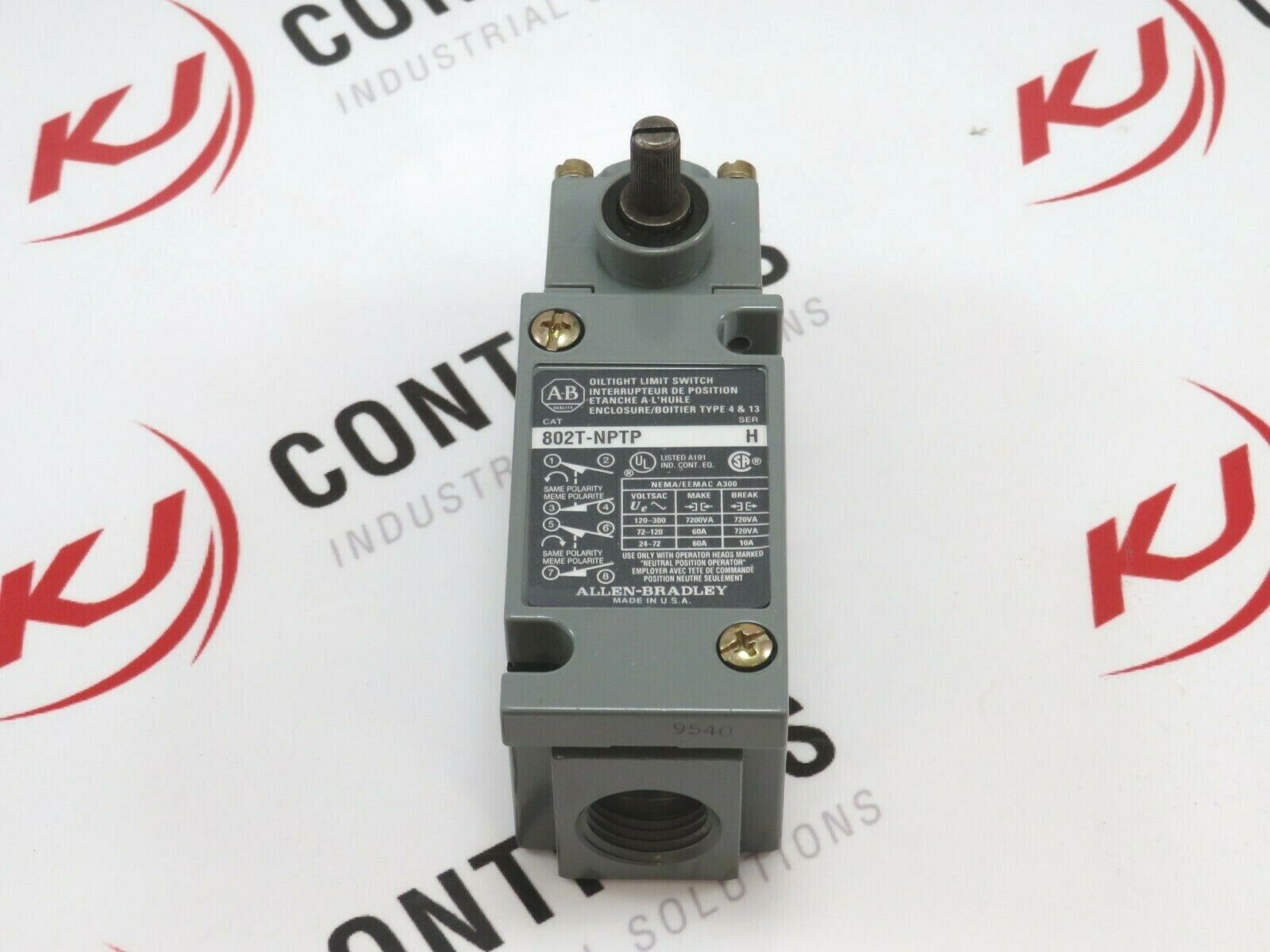 Allen-Bradley 802T-NPTP Oil-Tight Limit Switch NEMA-4/13