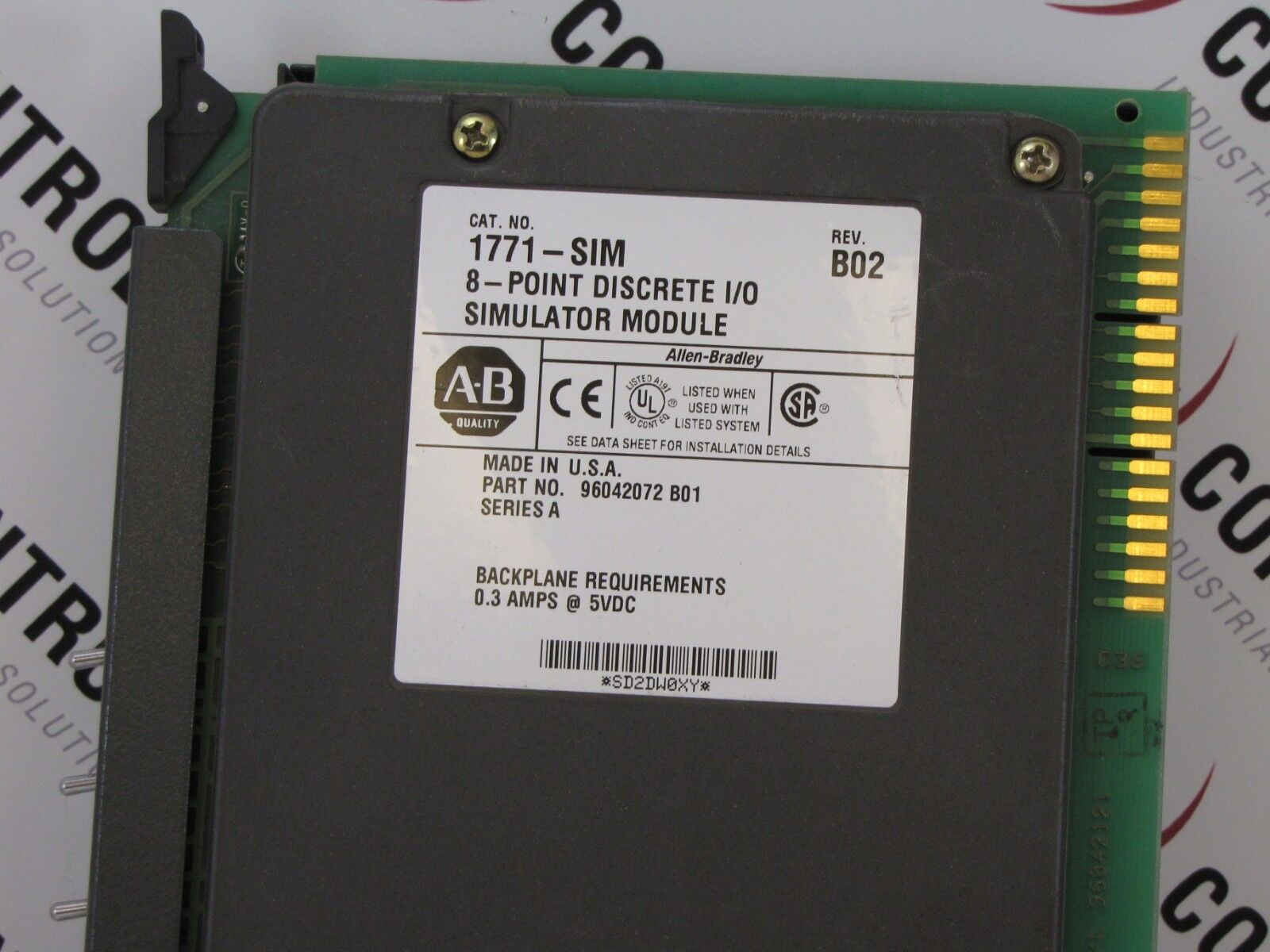 Allen-Bradley 1771-SIM 8-Point Discrete Input/Output Simulator Module