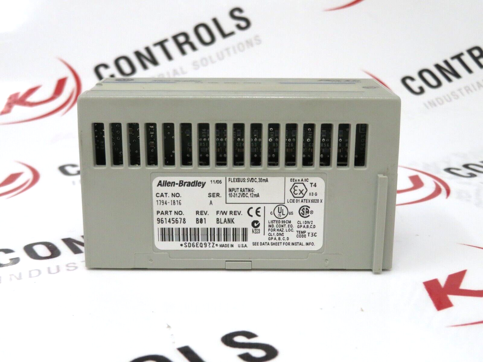 Allen-Bradley 1794-IB16 Flex I/O 16-Point 24VDC Digital Sink Input Module