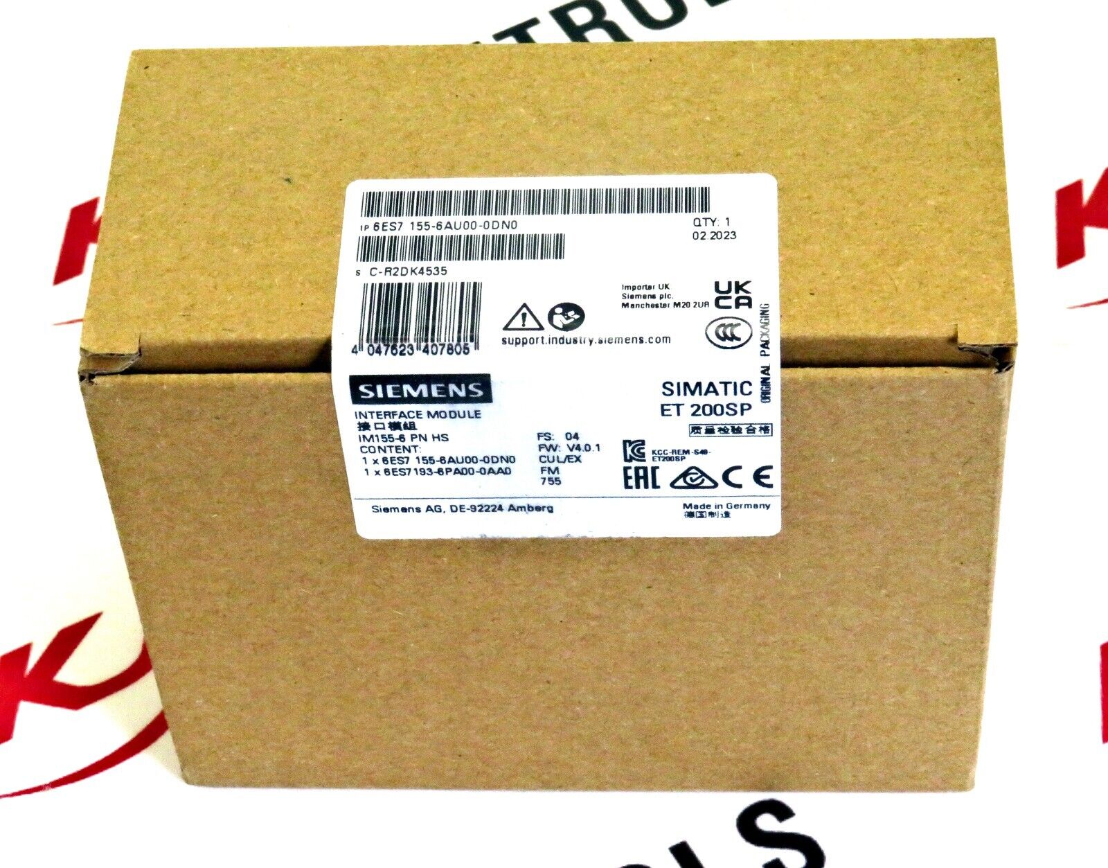 Siemens Interface Module 6ES7155-6AU00-0DN0 Simatic ET 200SP