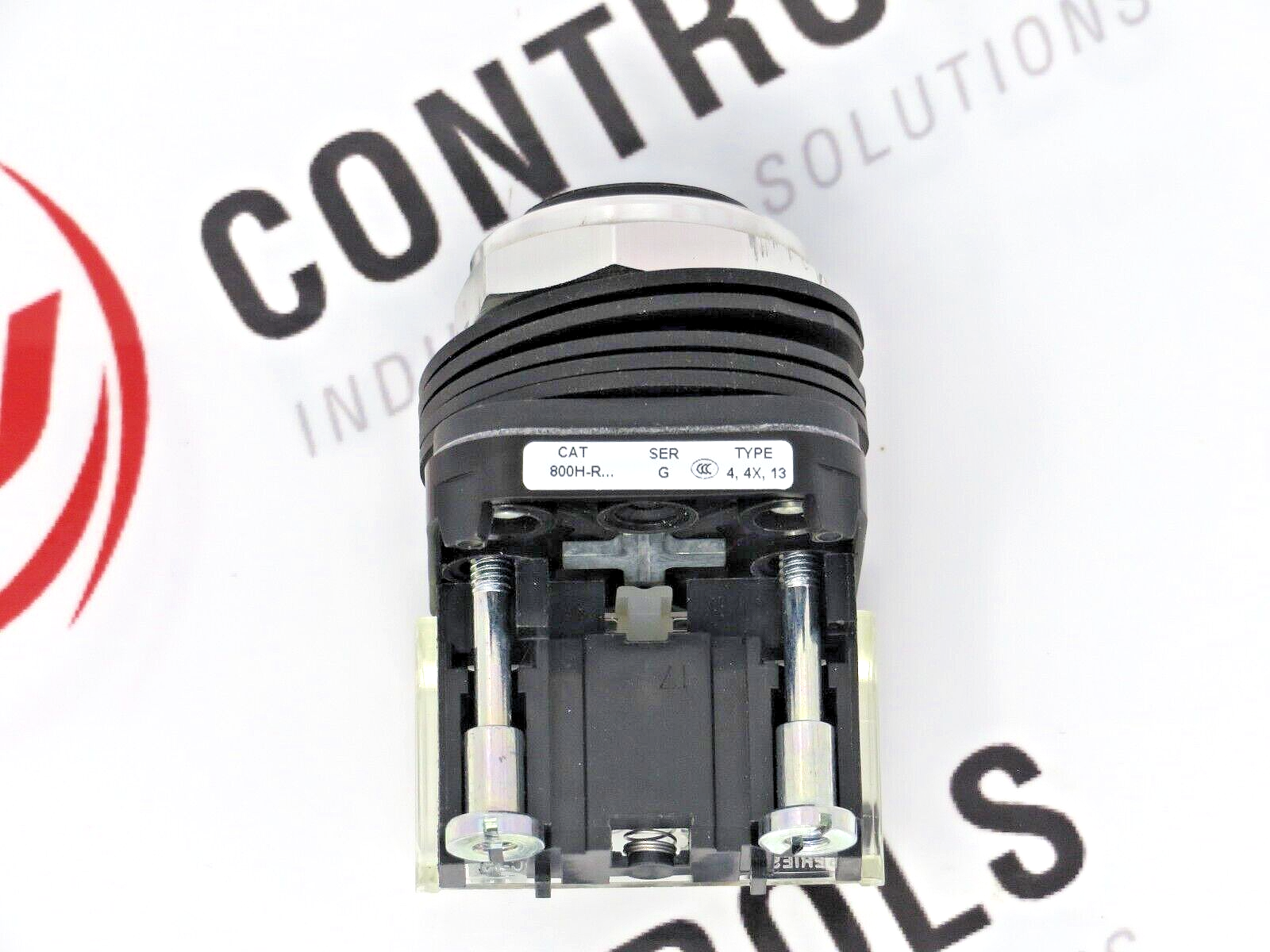 Allen-Bradley 800H-R2A 30MM Black Momentary Push Button 1NO/1NC Non-Illuminated