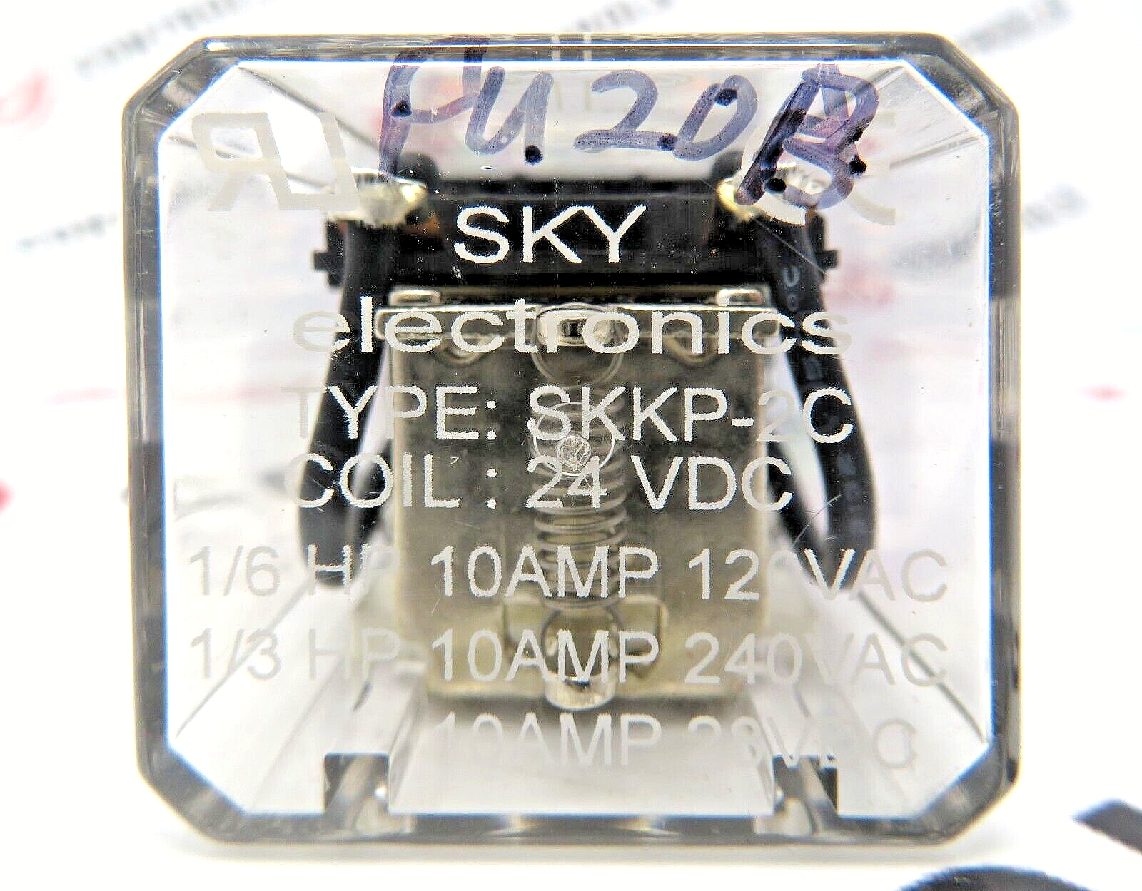 Sky Electronics SKKP-2C-24VDC 8-Pin 24V DC Coil 10A Power Relay
