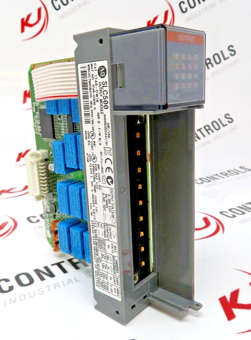 Allen-Bradley 1746-OA16 SLC 500 Digital AC Output Module (Missing Door/TERM BLK)