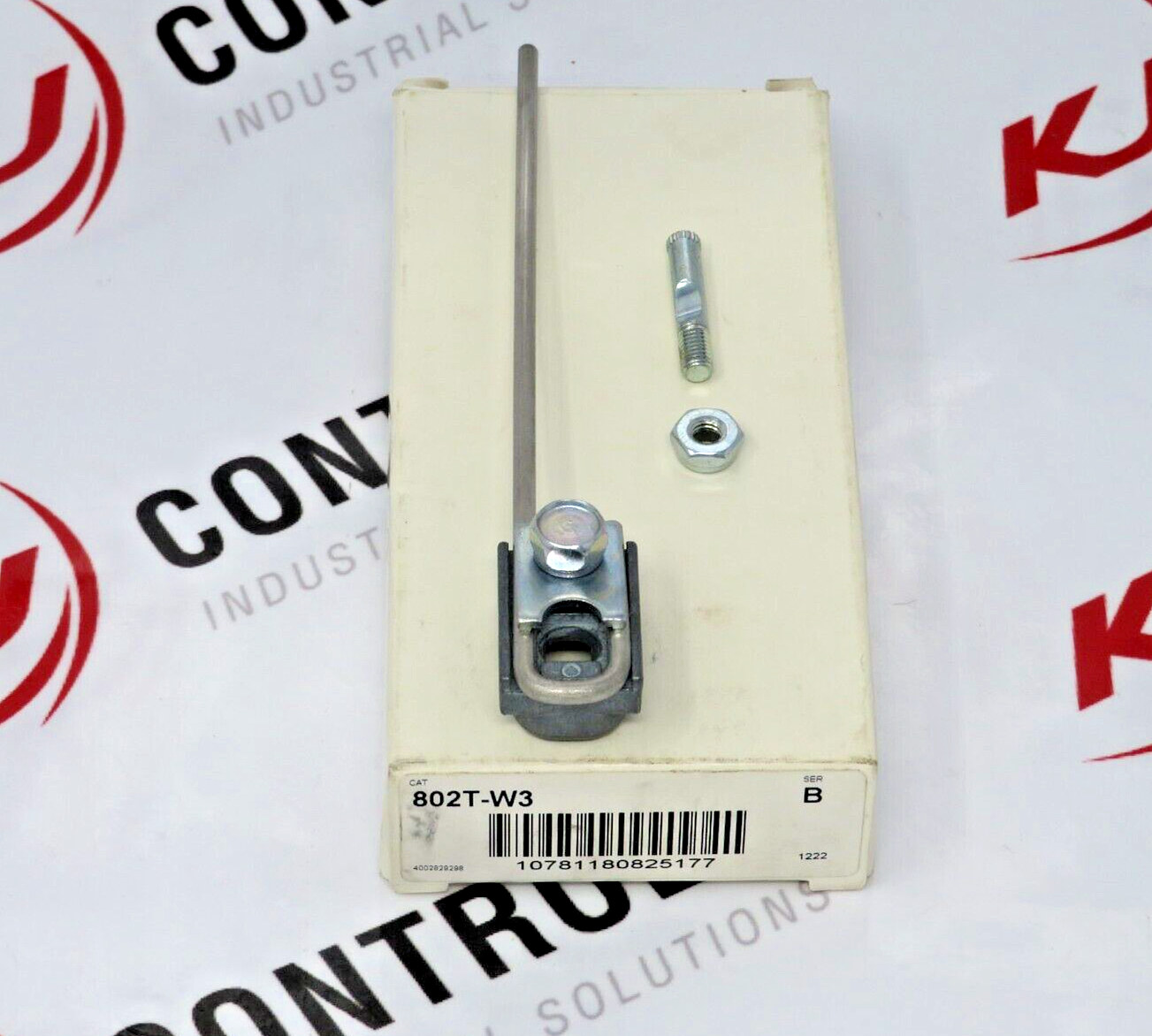 Allen-Bradley 802T-W3 Limit Switch Operating Lever Stainless Steel Rod 5 Inches