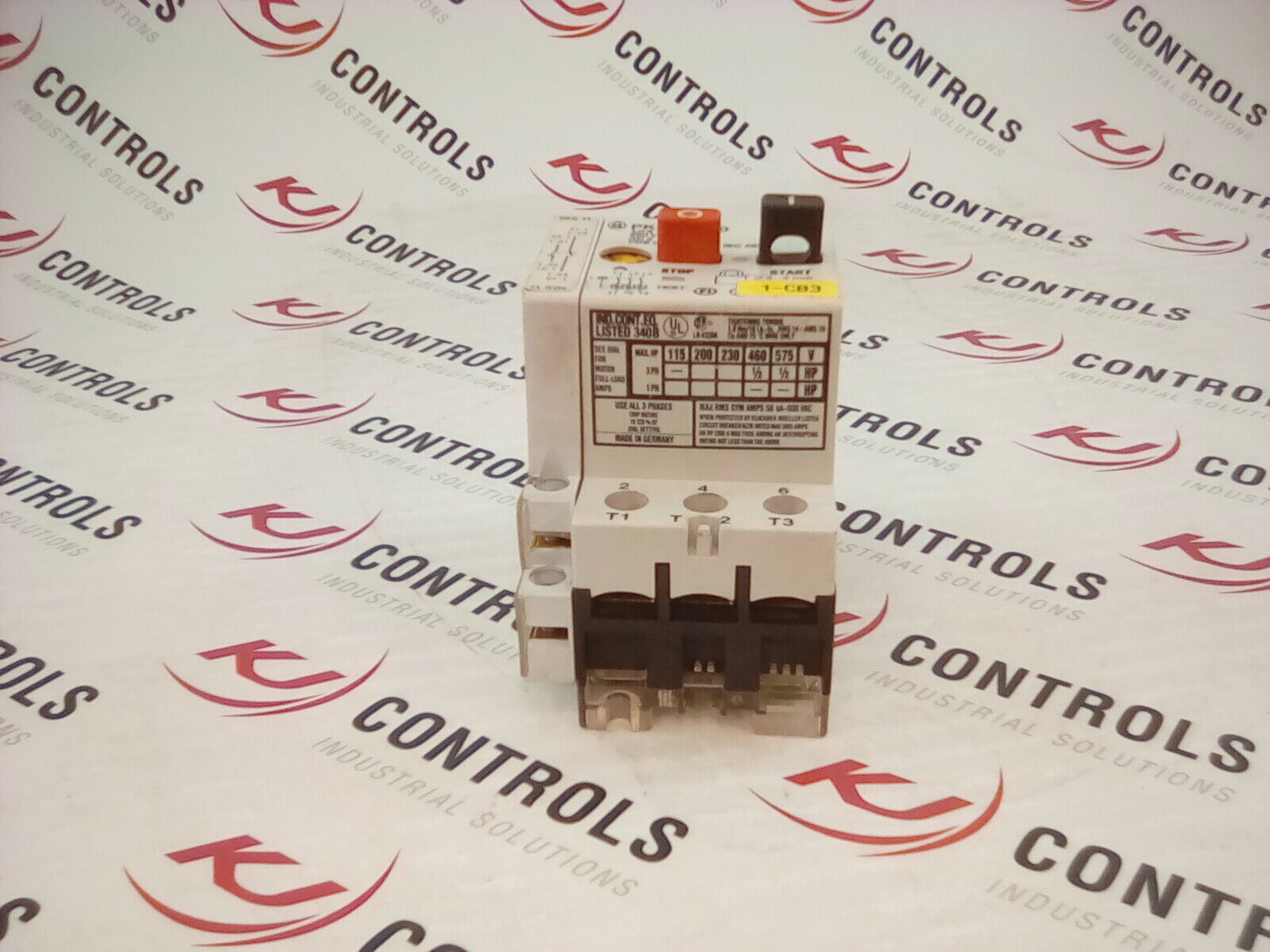 Eaton Klockner Moeller PKZM1-1.0 Manual Motor Starter 0.6-1.0A 660VAC