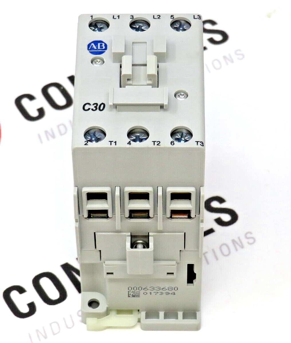 Allen-Bradley 100-C30EJ00 Contactor Electronic 24VDC Coil 30A 3-Pole