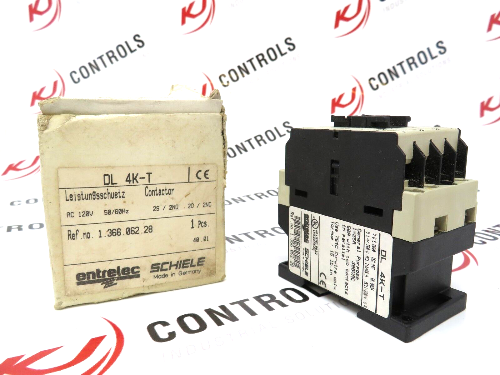 Asea Brown Boveri DL 4K-T Contactor 120V 50/60Hz