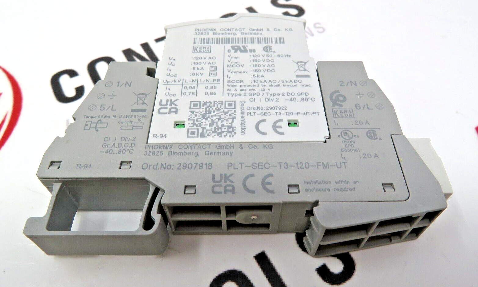 Phoenix Contact PLT-SEC-T3-120-FM-UT Type 2/3 Surge Protection Device Partial BX