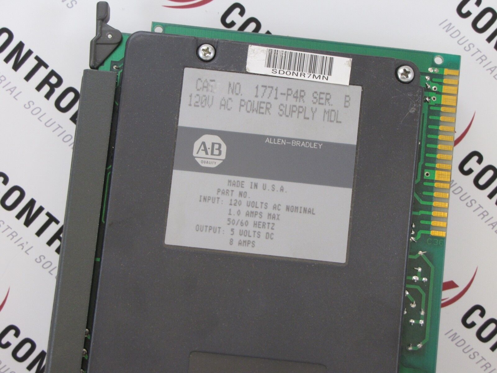 Allen-Bradley 1771-P4R Power Supply Redundant Slot 8 AMP 120 VAC