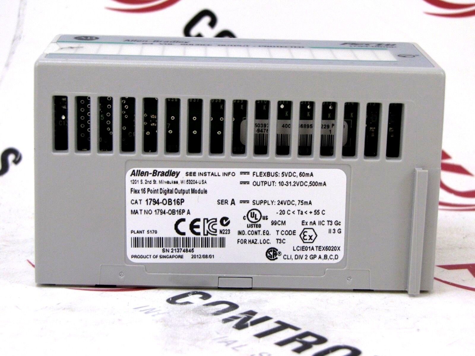 Allen-Bradley 1794-OB16P Digital Output Current 24VDC Sourcing Module