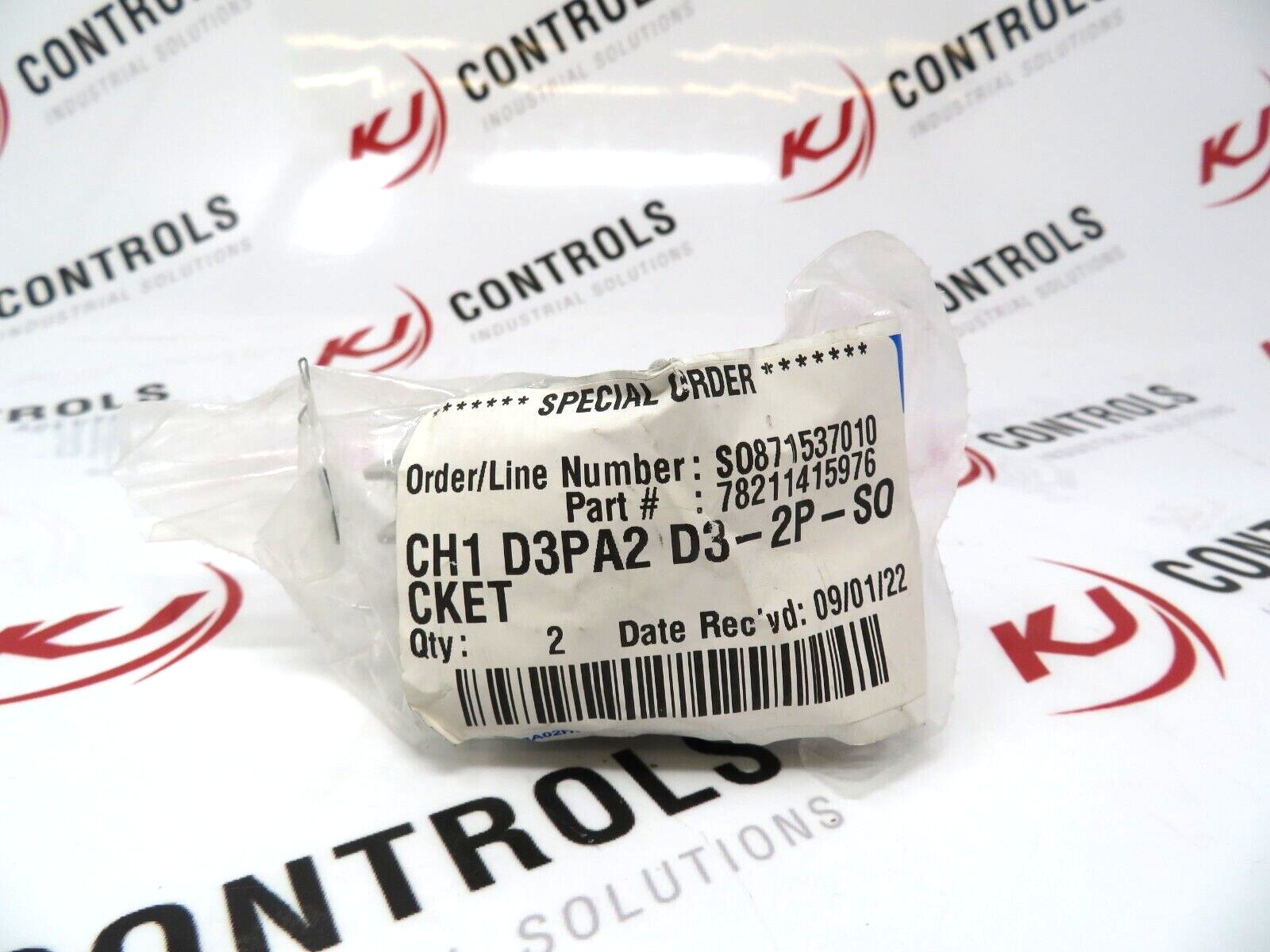 Eaton D3PA2 Relay Socket 8Pin 10/15A 300/600VAC Used With D3PR2 &D3PF2 Relays